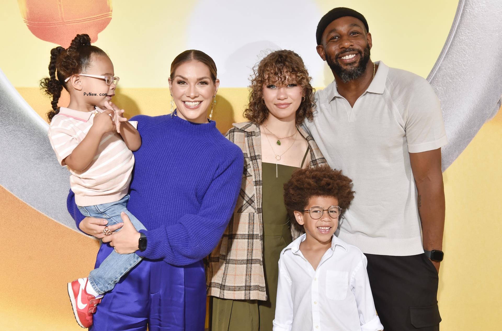 Zaia Boss, Allison Holker, Weslie Fowler, Maddox Laurel Boss, and Stephen 