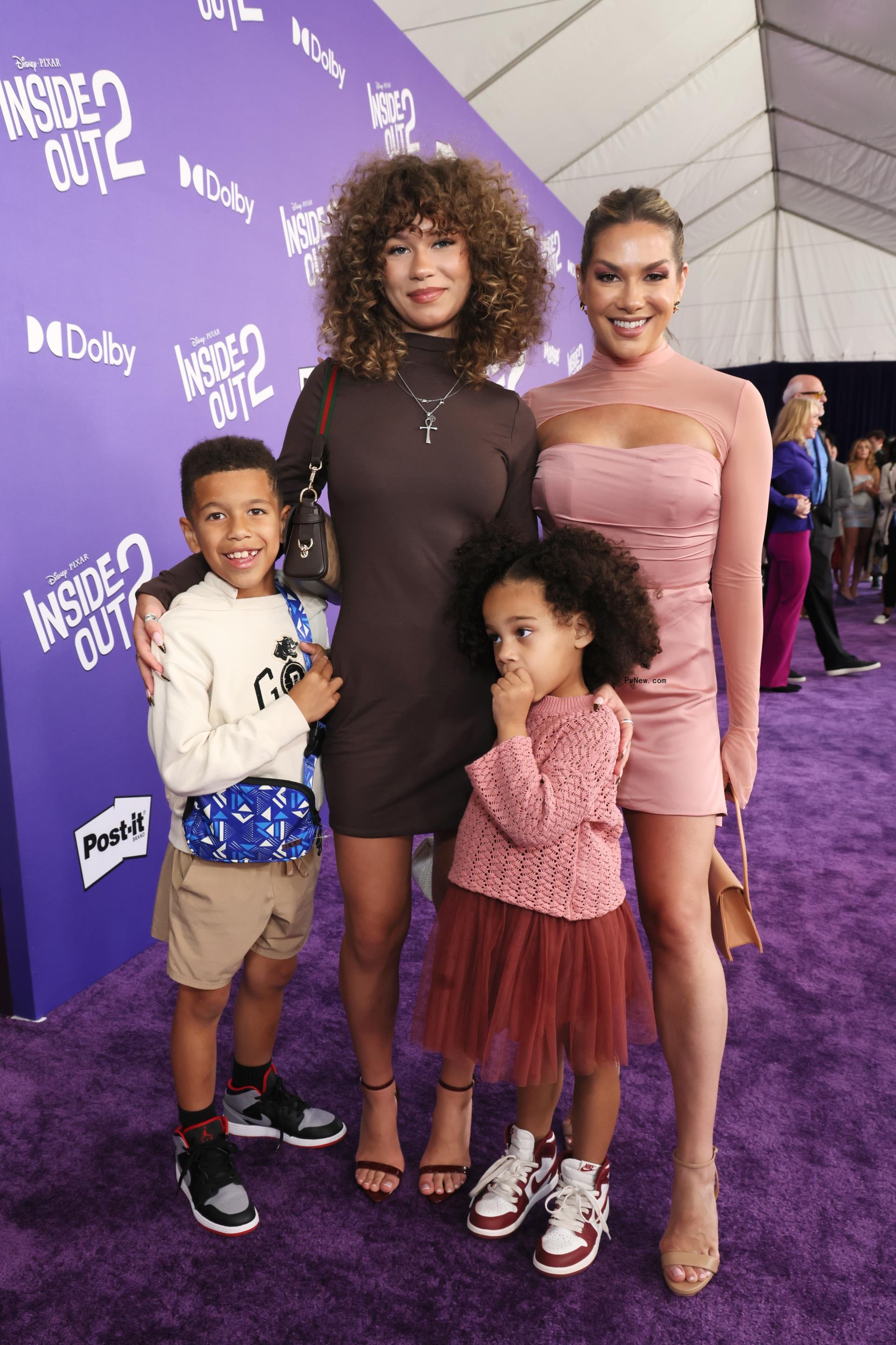 Zaia Boss, Allison Holker, Weslie Fowler, Maddox Laurel Boss,