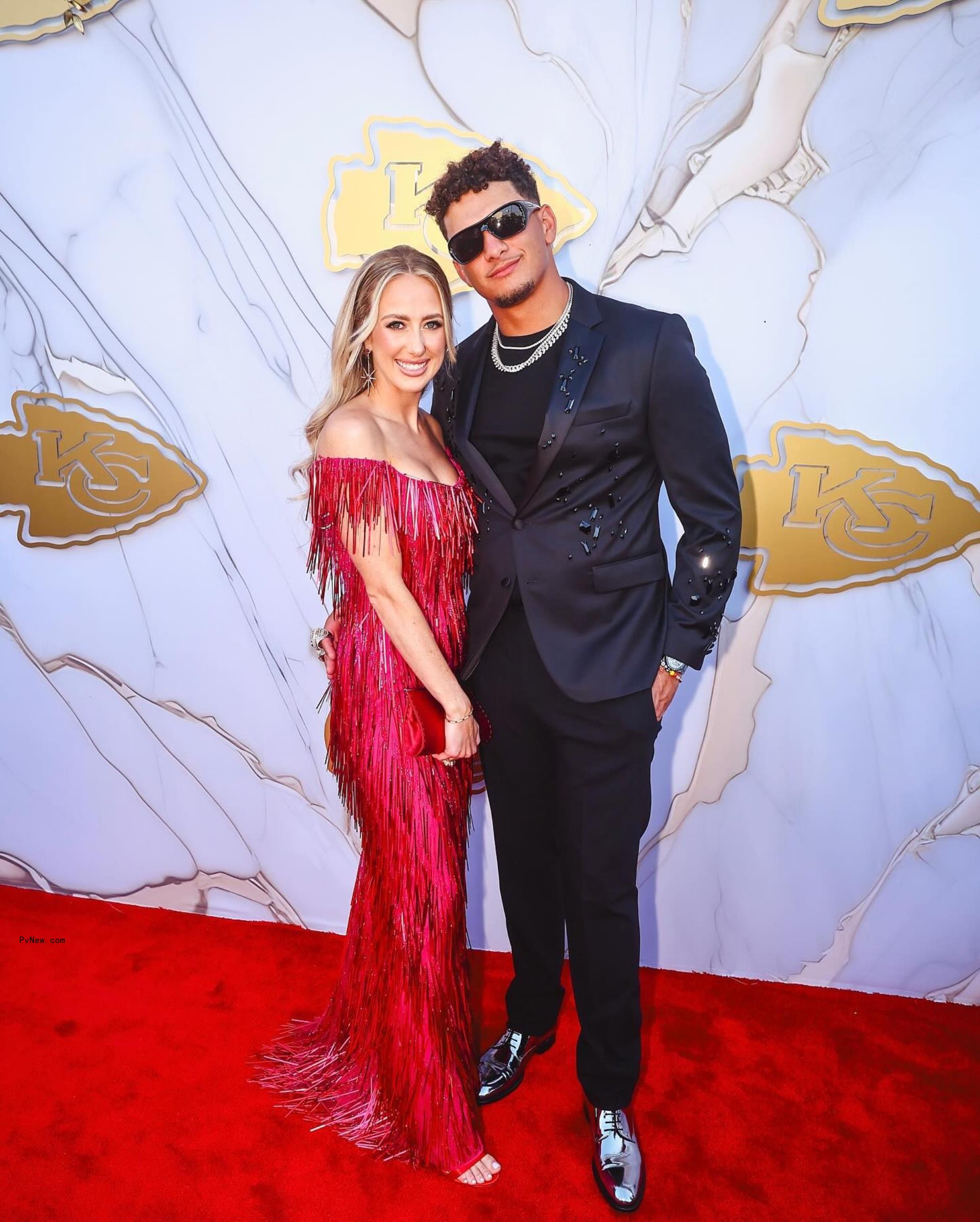 Patrick Mahomes and Brittany Mahomes