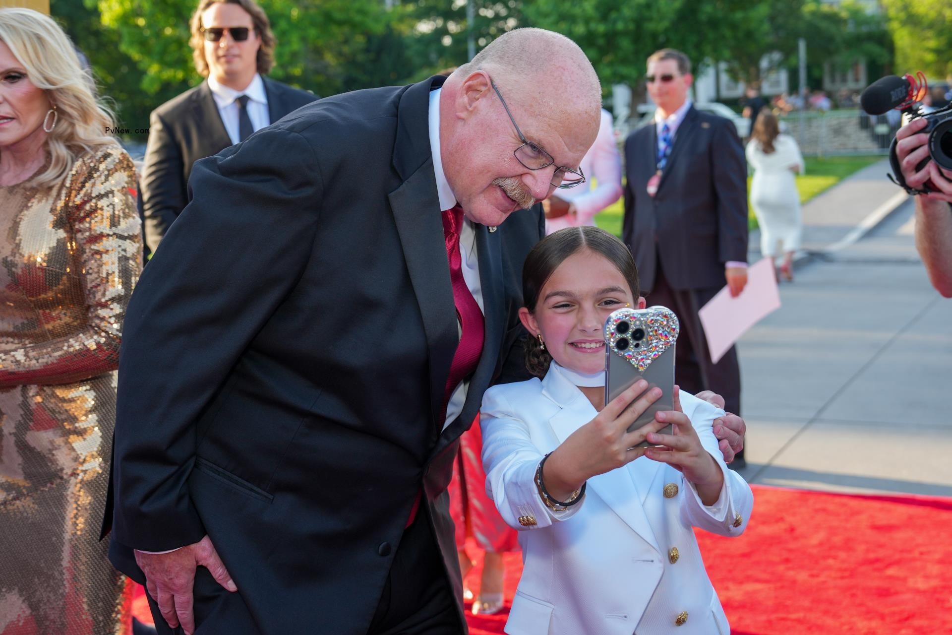 Andy Reid and Taylen Biggs