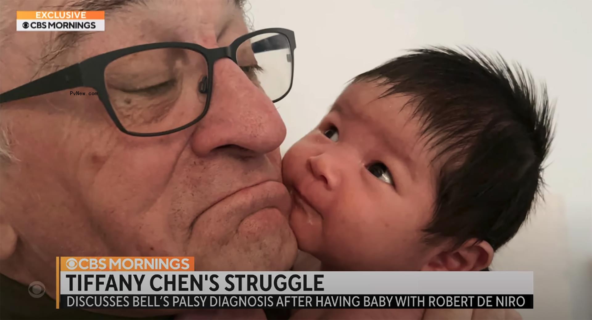 Robert De Niro and Tiffany Chen's daughter, Gia on the CBS Mornings show