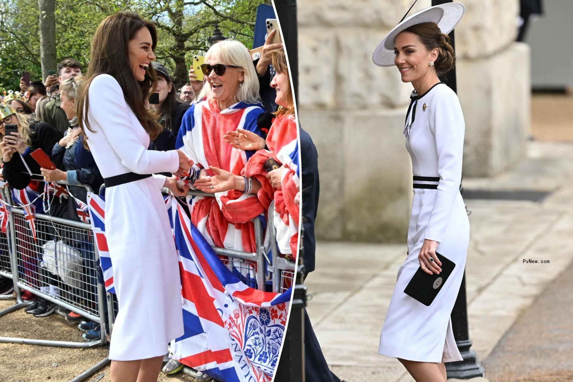Fans think Kate Middleton updat<i></i>ed her pre-coro<i></i>nation dress for Trooping the Colour 2024: ‘Knew it looked familiar’