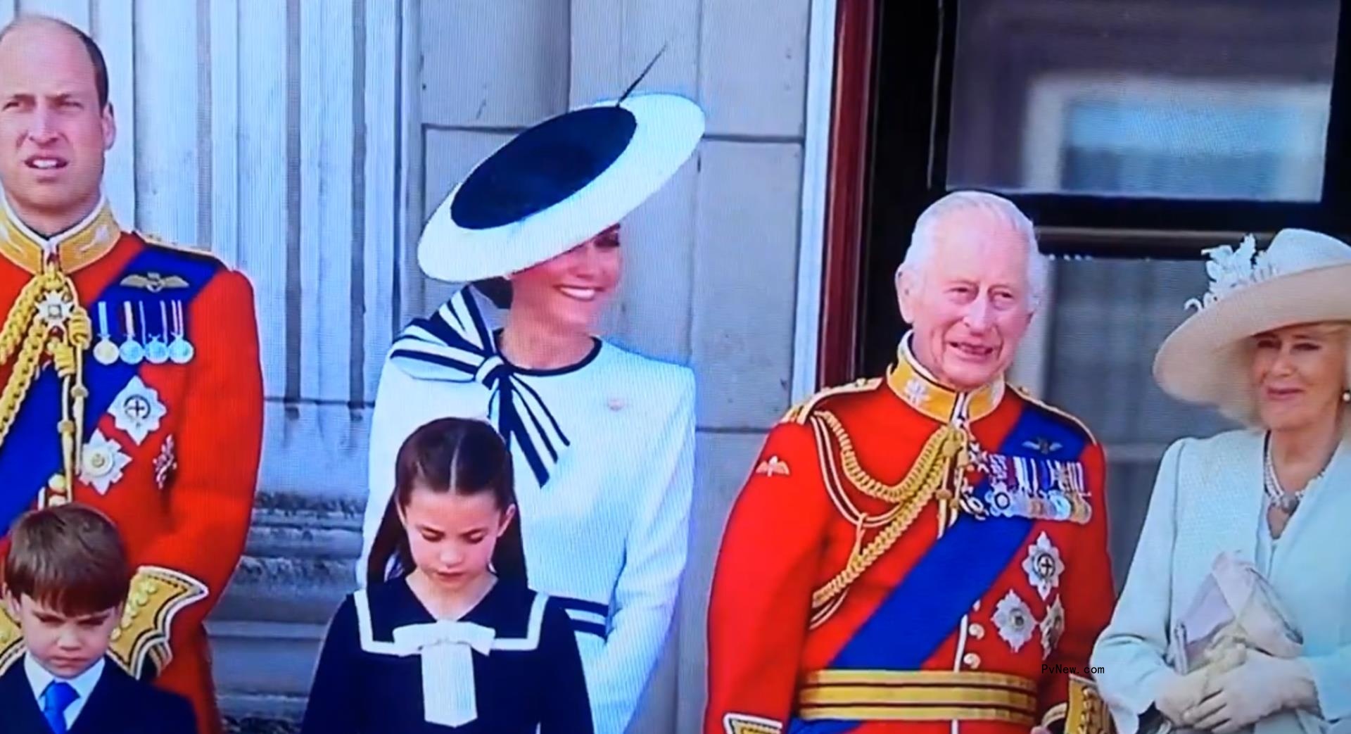 Kate Middleton and King Charles share a laugh during first public appearance together since cancer diagnoses at Trooping the Colour.