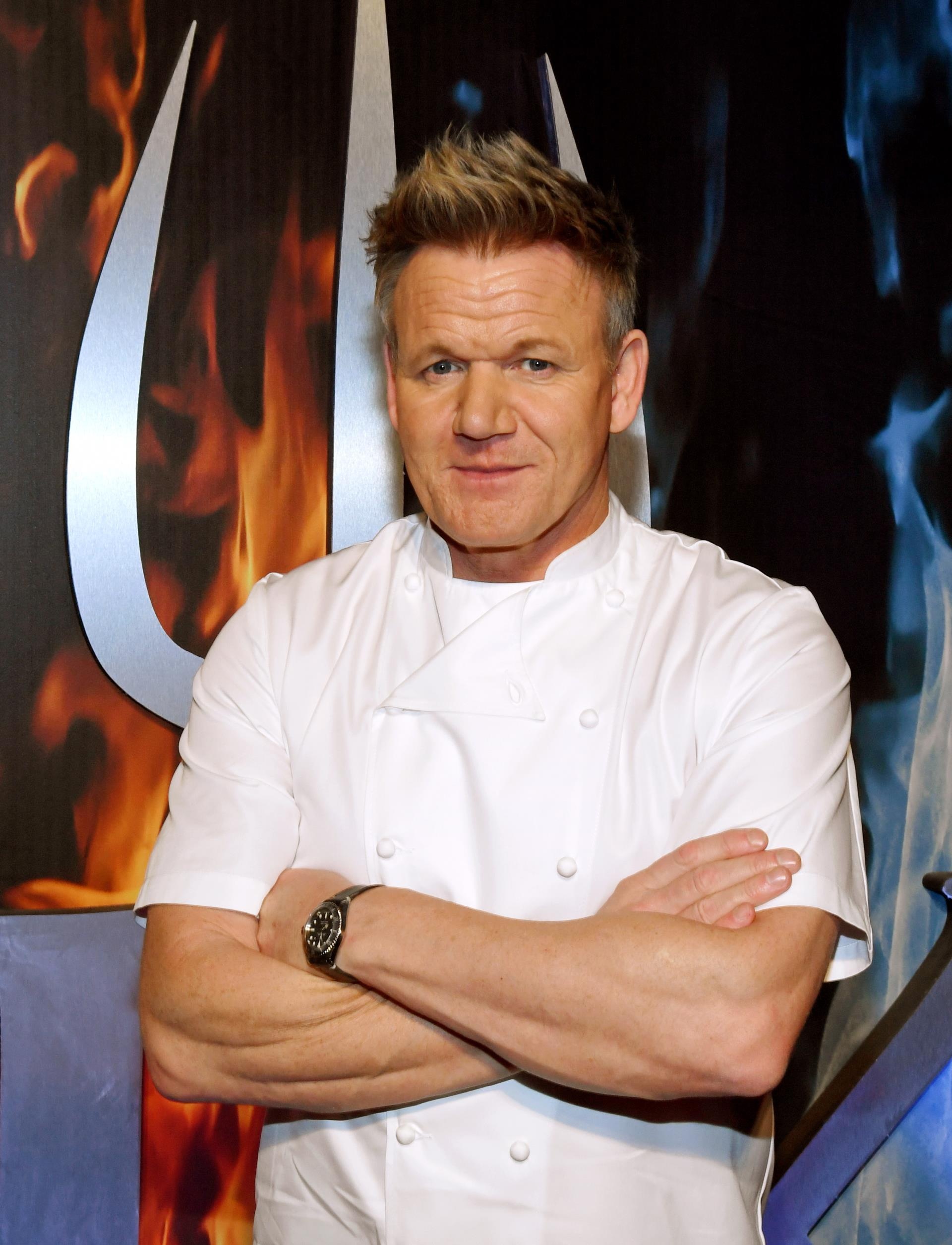 Gordon Ramsay Hell's Kitchen pose