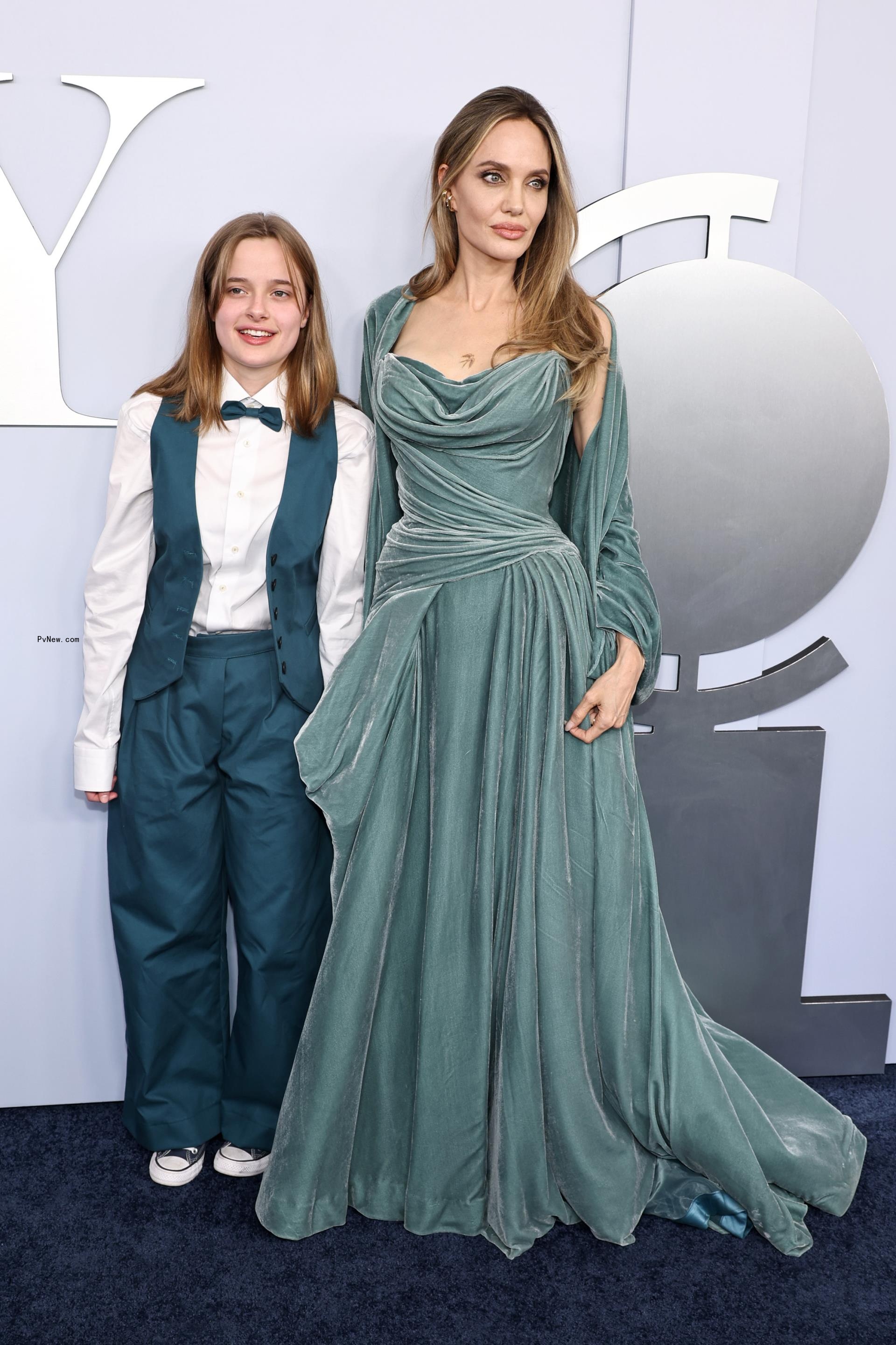 Angelina Jolie and Vivienne Jolie-Pitt