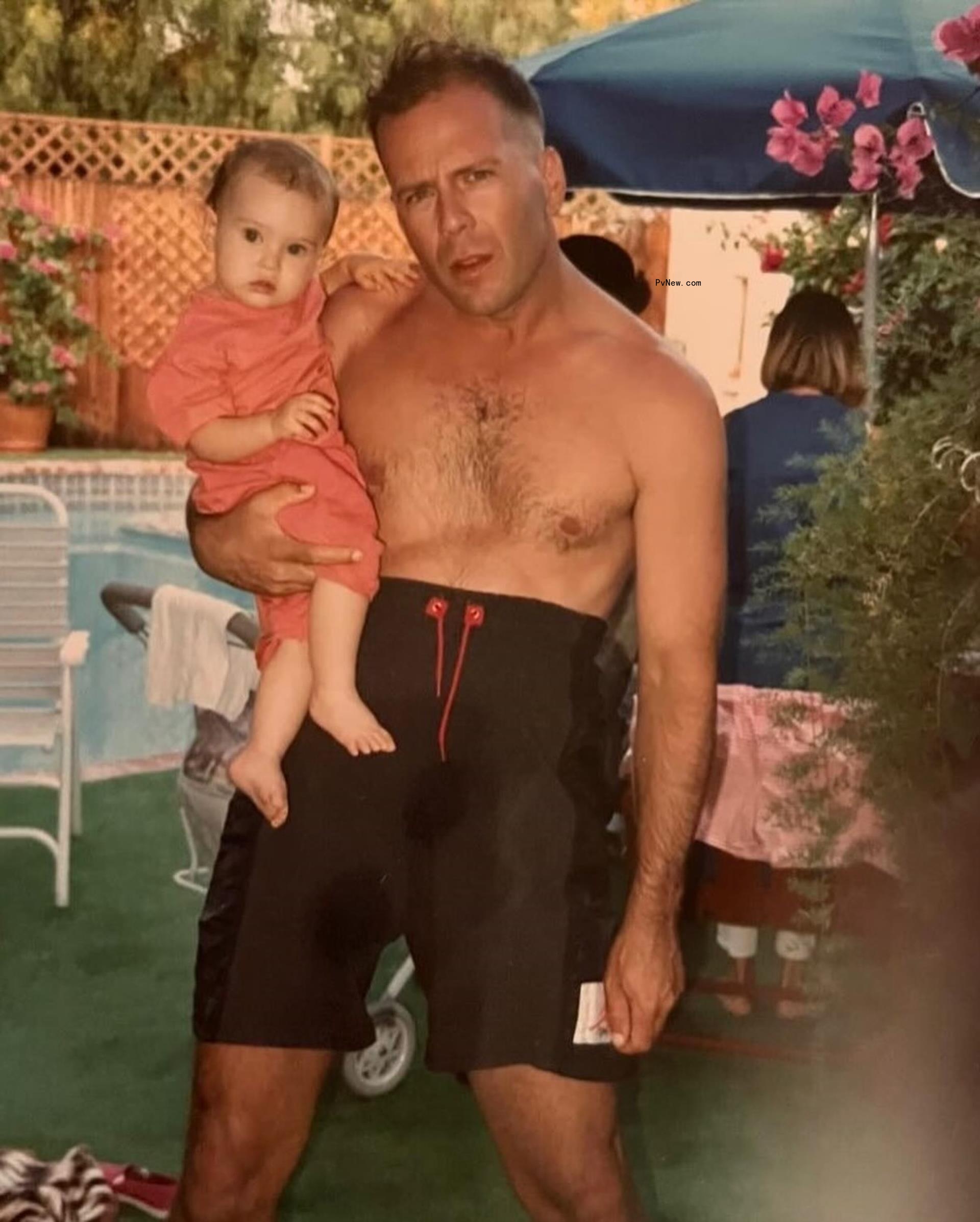 Bruce Willis and daughter