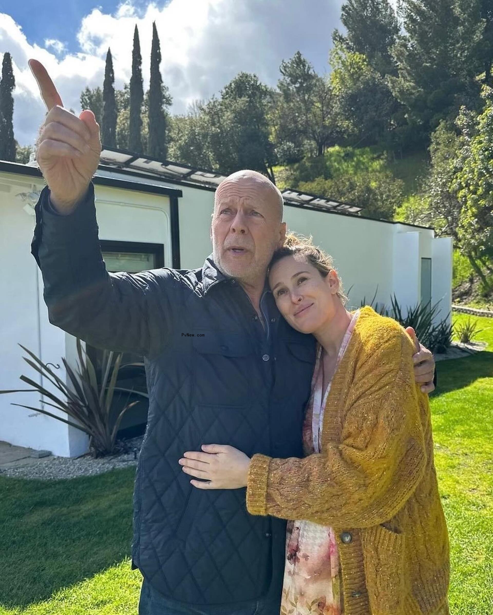 Bruce Willis and daughter