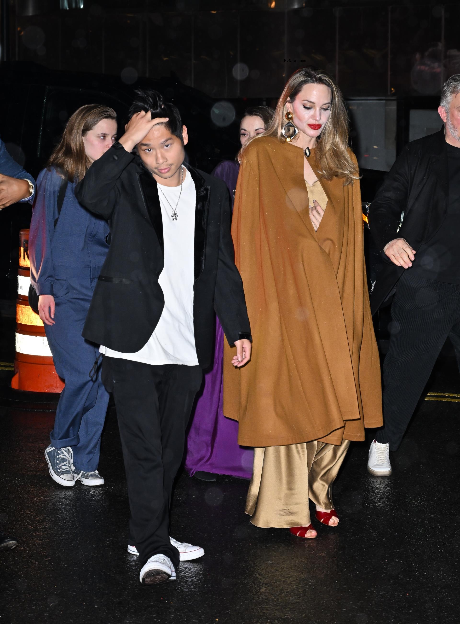Angelina Jolie and son Pax