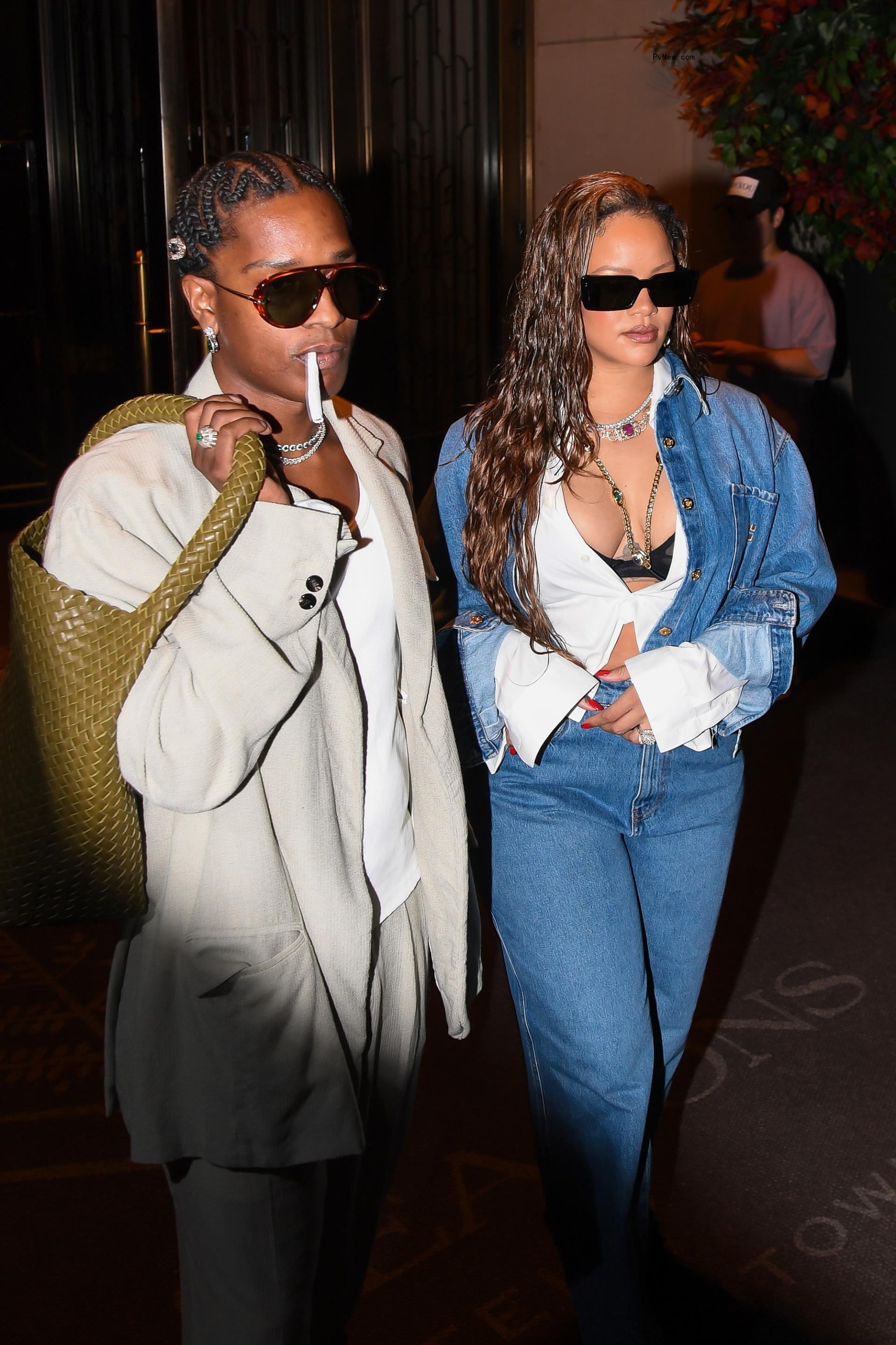 Rihanna and A$AP Rocky.
