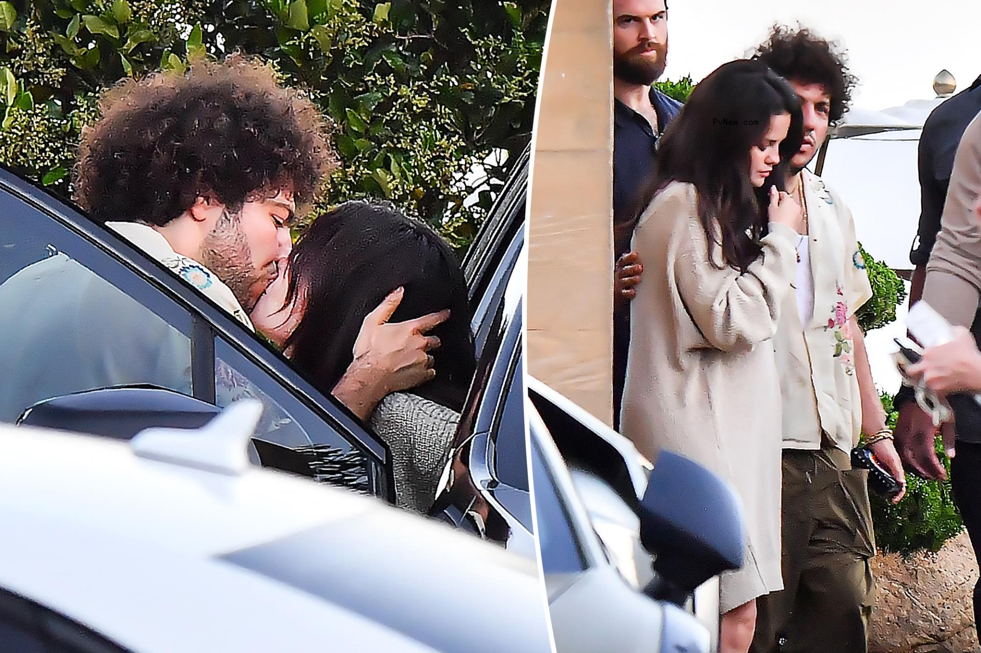 Selena Gomez and Benny Blanco share passio<i></i>nate kiss after romantic dinner date in Malibu