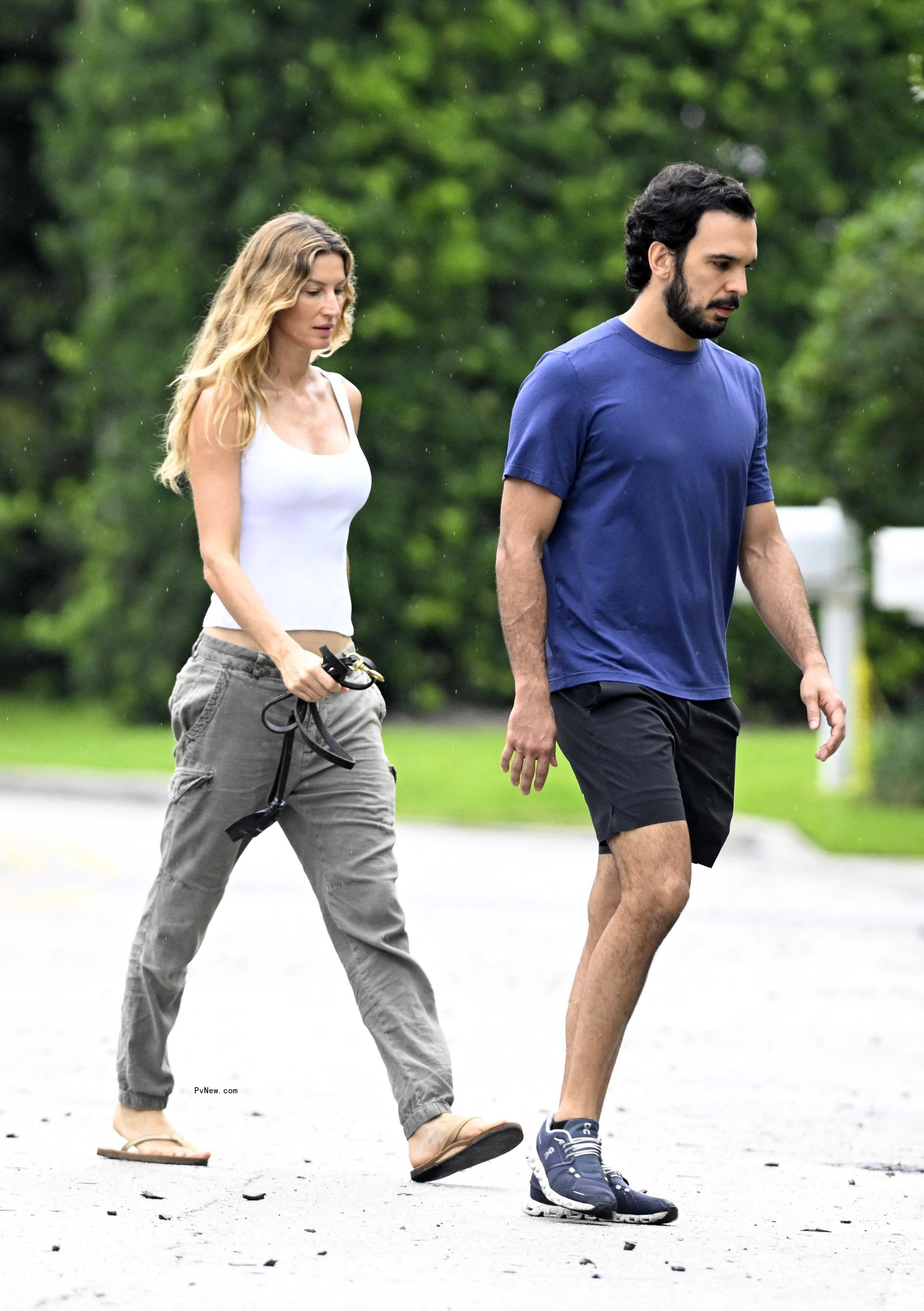 Gisele Bündchen gets cozy with Joaquim Valente on stroll amid split rumors