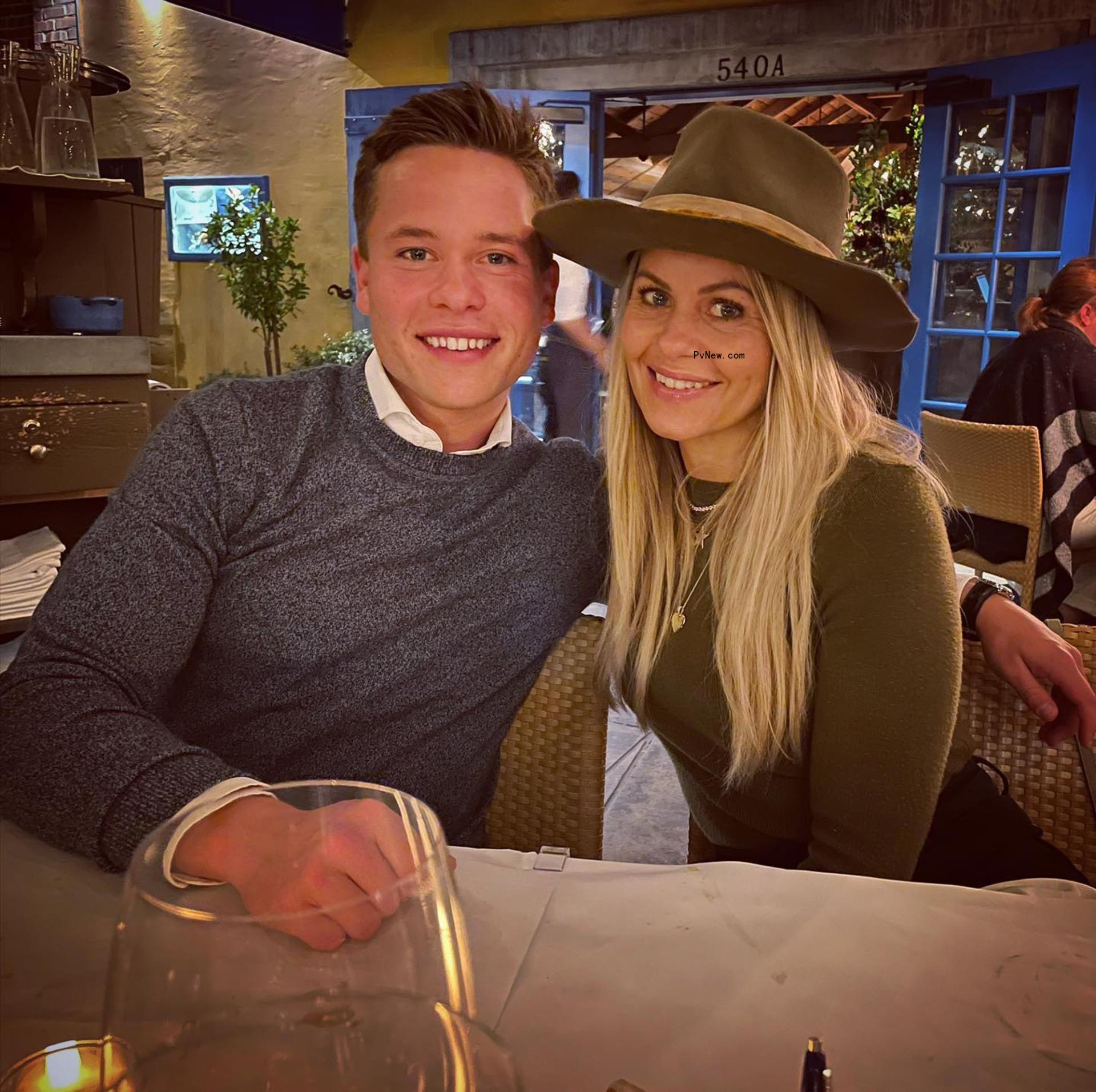 Candace Cameron Bure and son