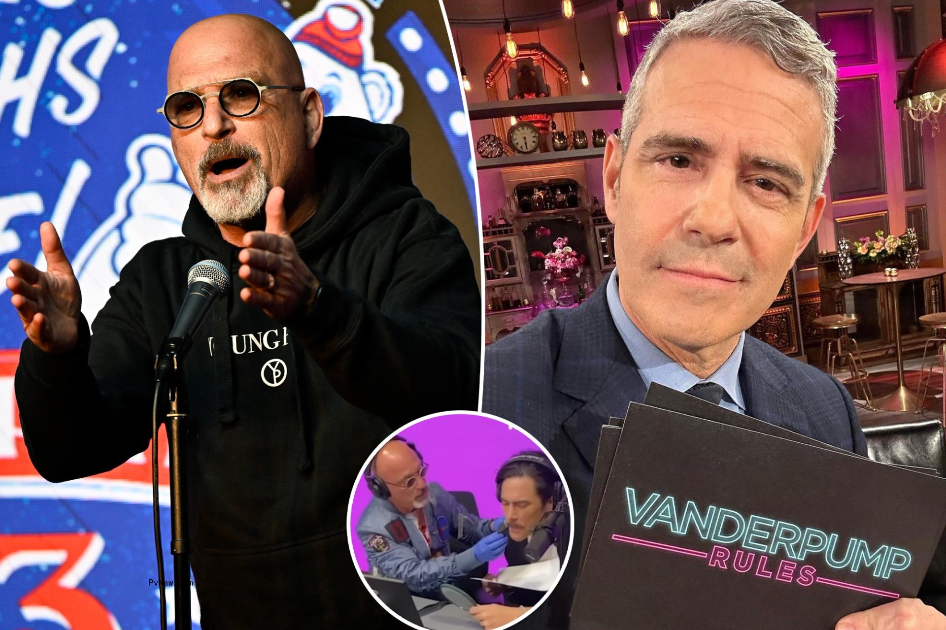 Andy Cohen, Howie Mandel
