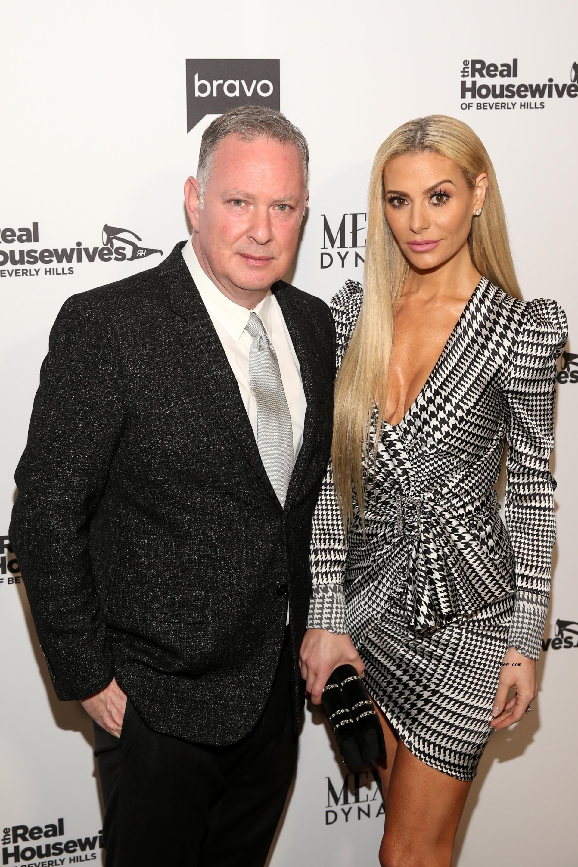 Dorit Kemsley and PK Kemsley posing together