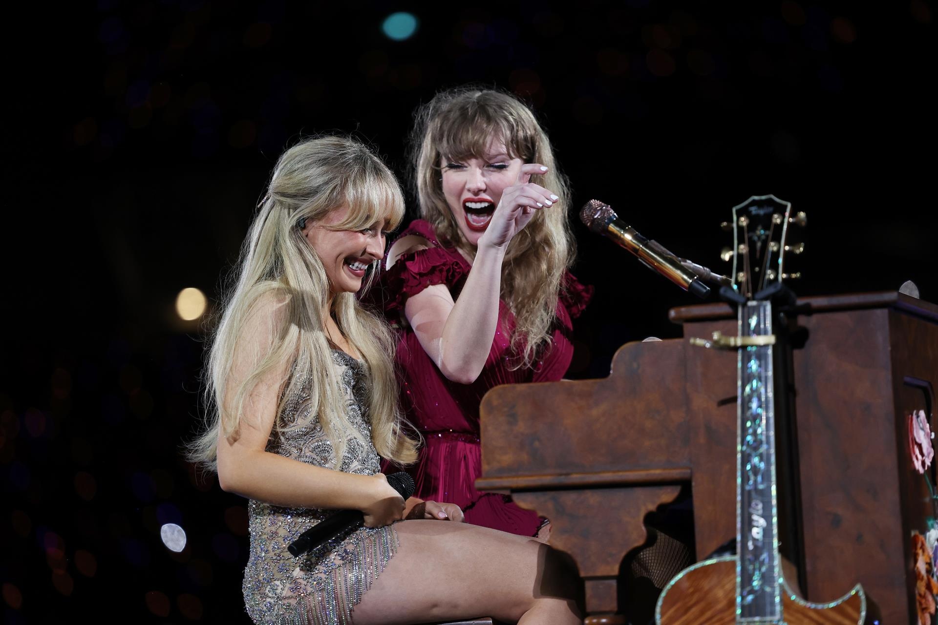 Sabrina Carpenter and Taylor Swift