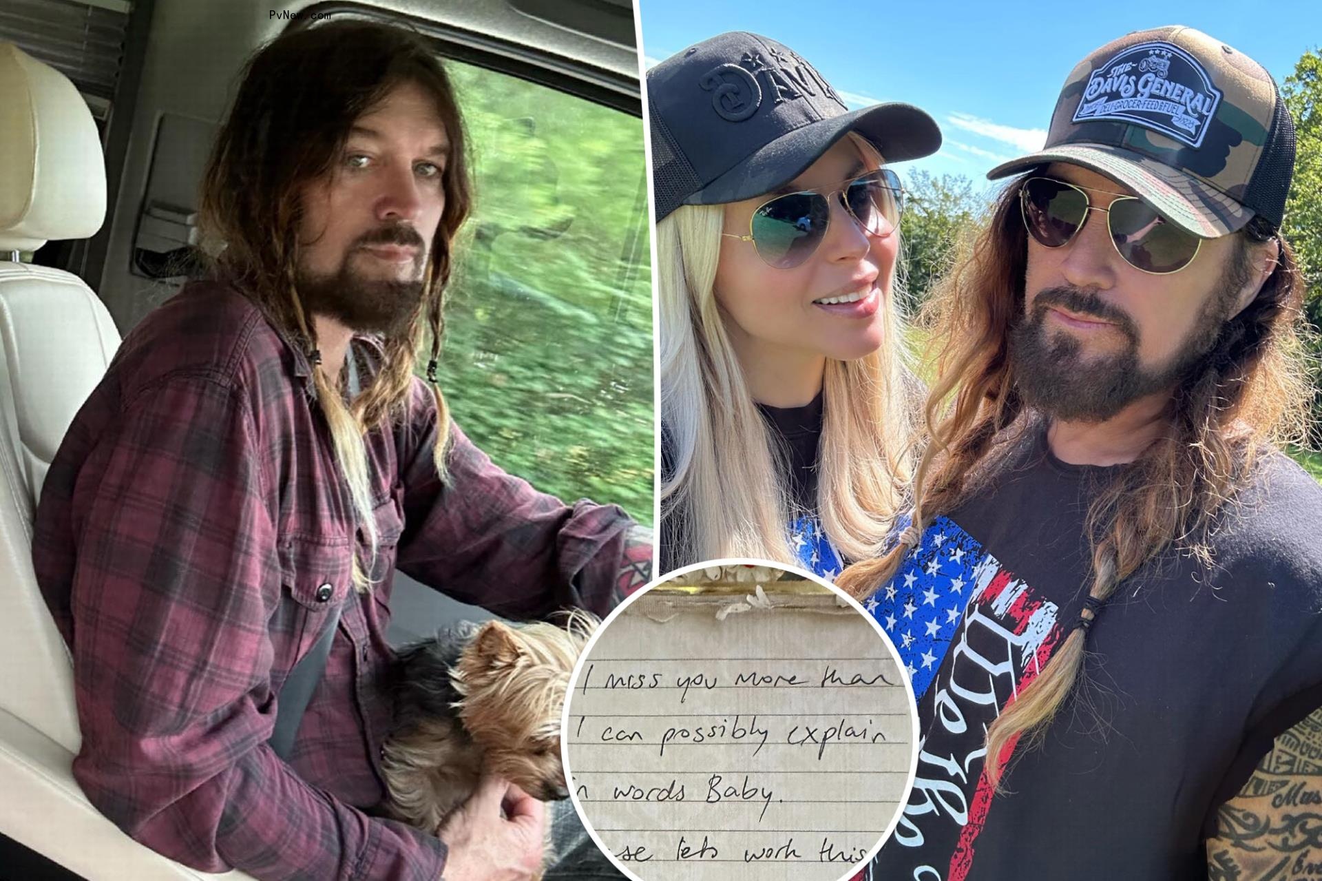 Billy Ray Cyrus reveals alleged love note from Firerose, claims she begged him to reco<i></i>ncile after he filed to end marriage