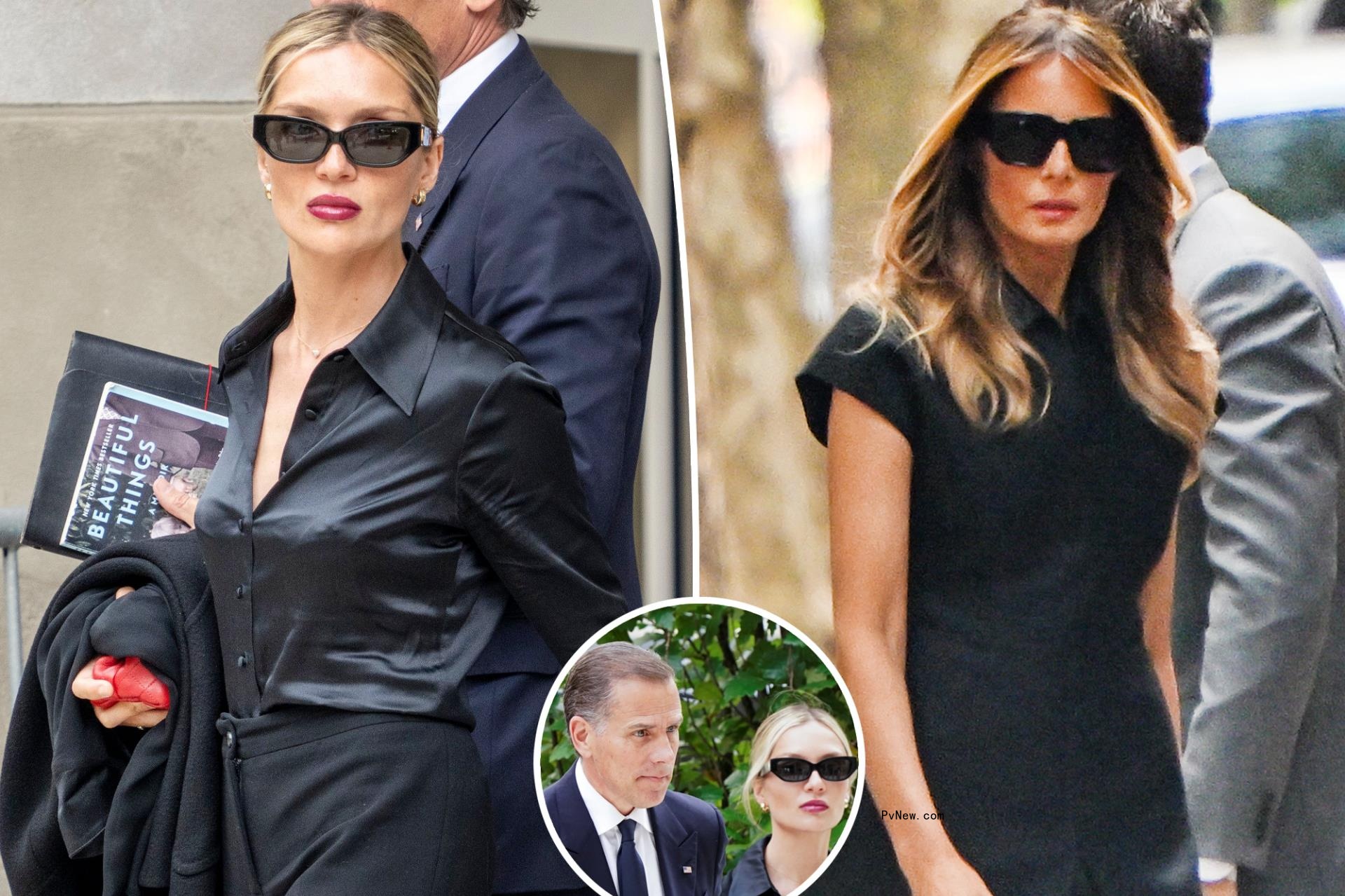 Melissa Cohen Biden and Hunter Biden, split with Melania Trump