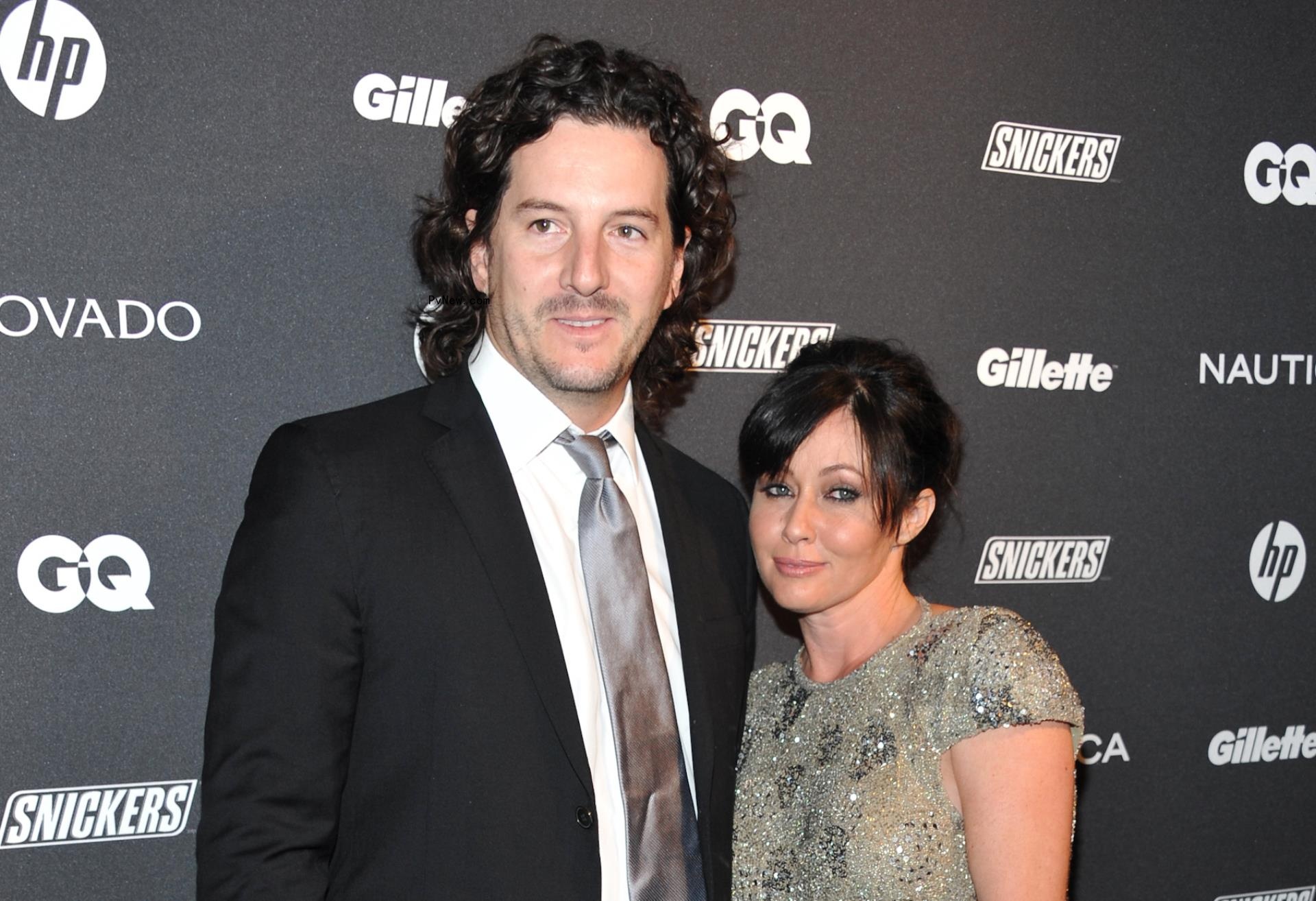 Shannen Doherty and Kurt Iswarienko 