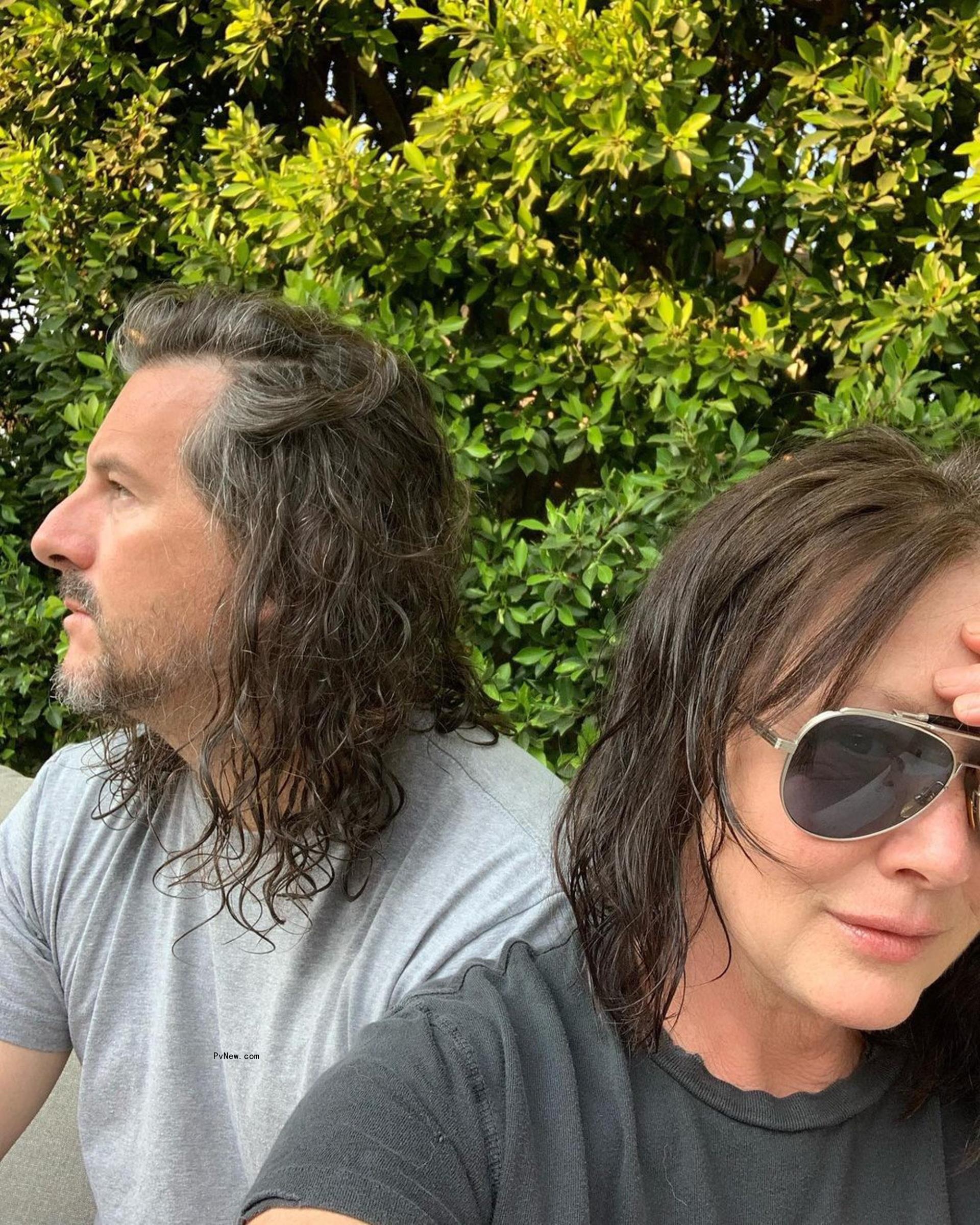 Shannen Doherty and Kurt Iswarienko 