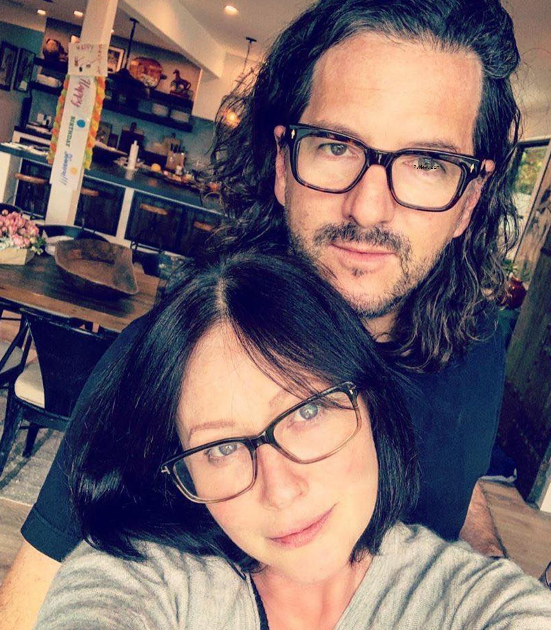 Shannen Doherty and Kurt Iswarienko 