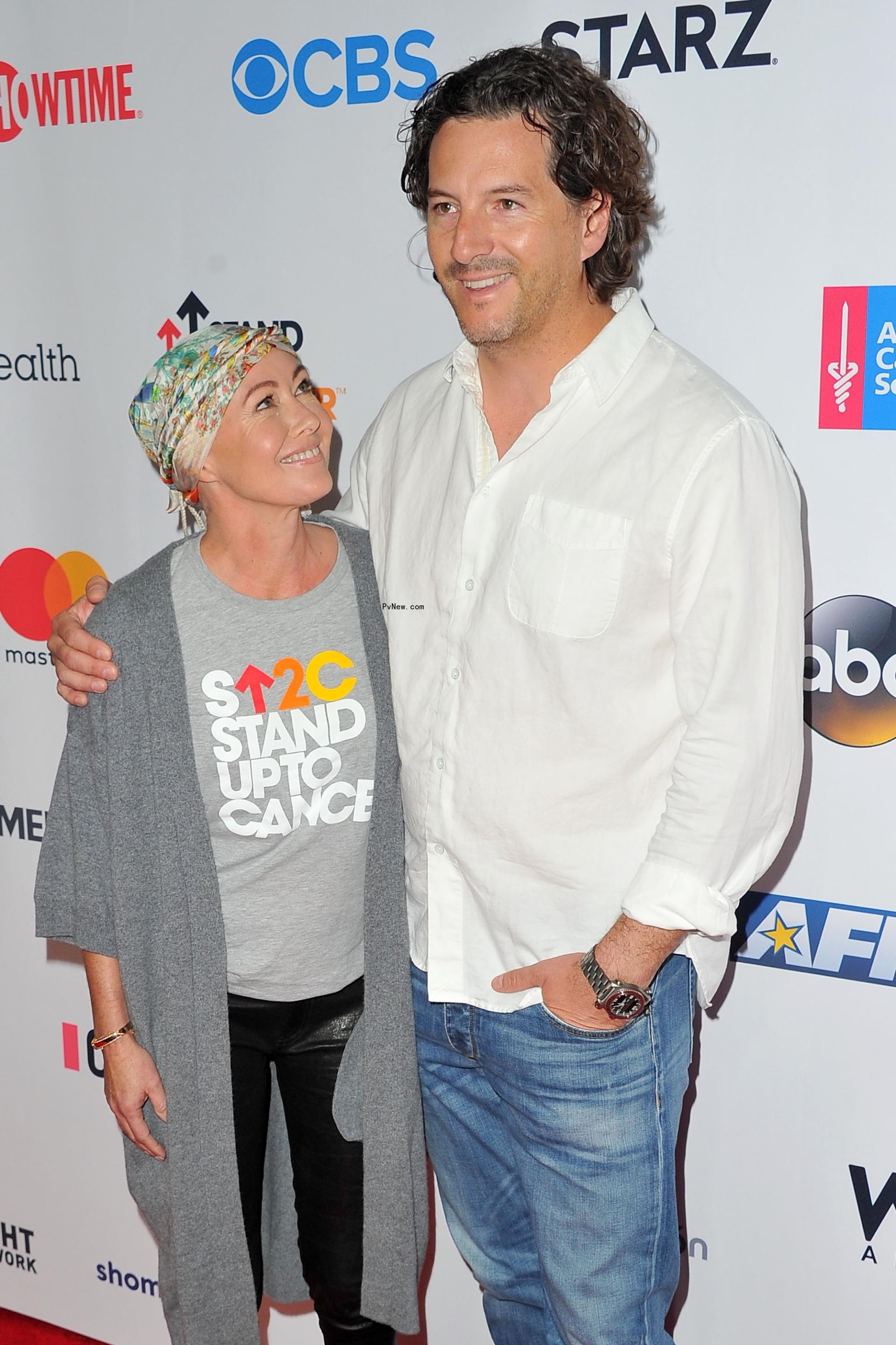 Shannen Doherty and Kurt Iswarienko 