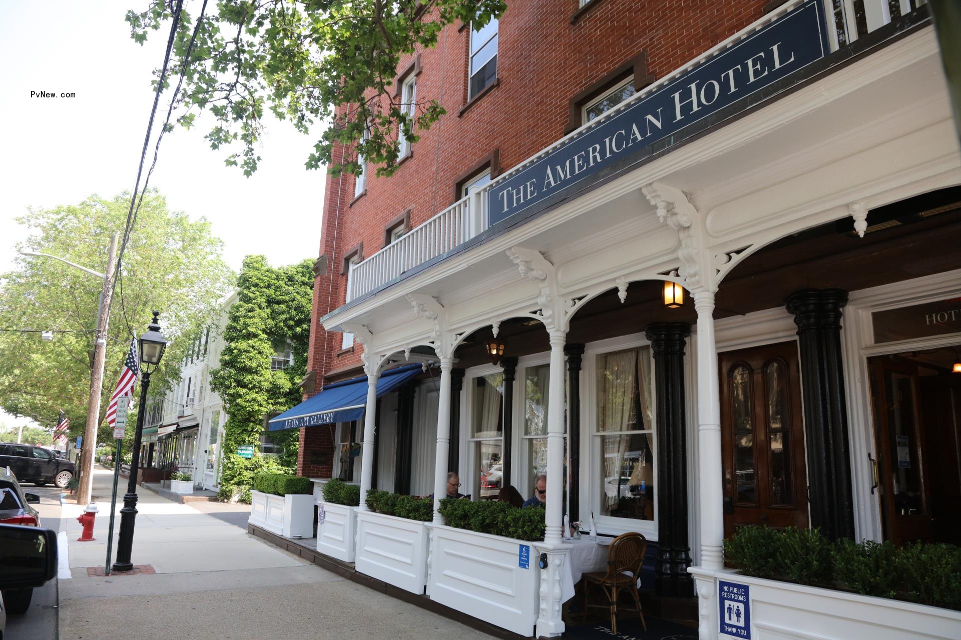 The American Hotel in Sag Harbor. 