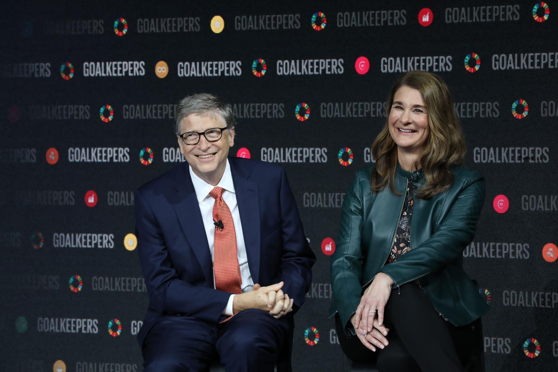 Bill Gates and Melinda Gates 