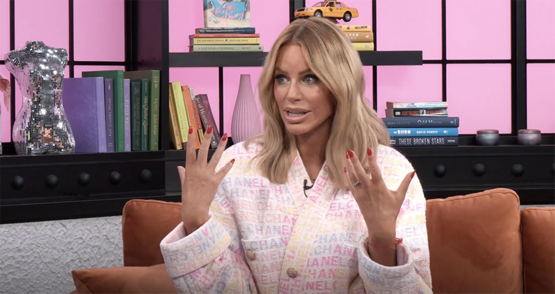 Caroline Stanbury sitting at Pvnew