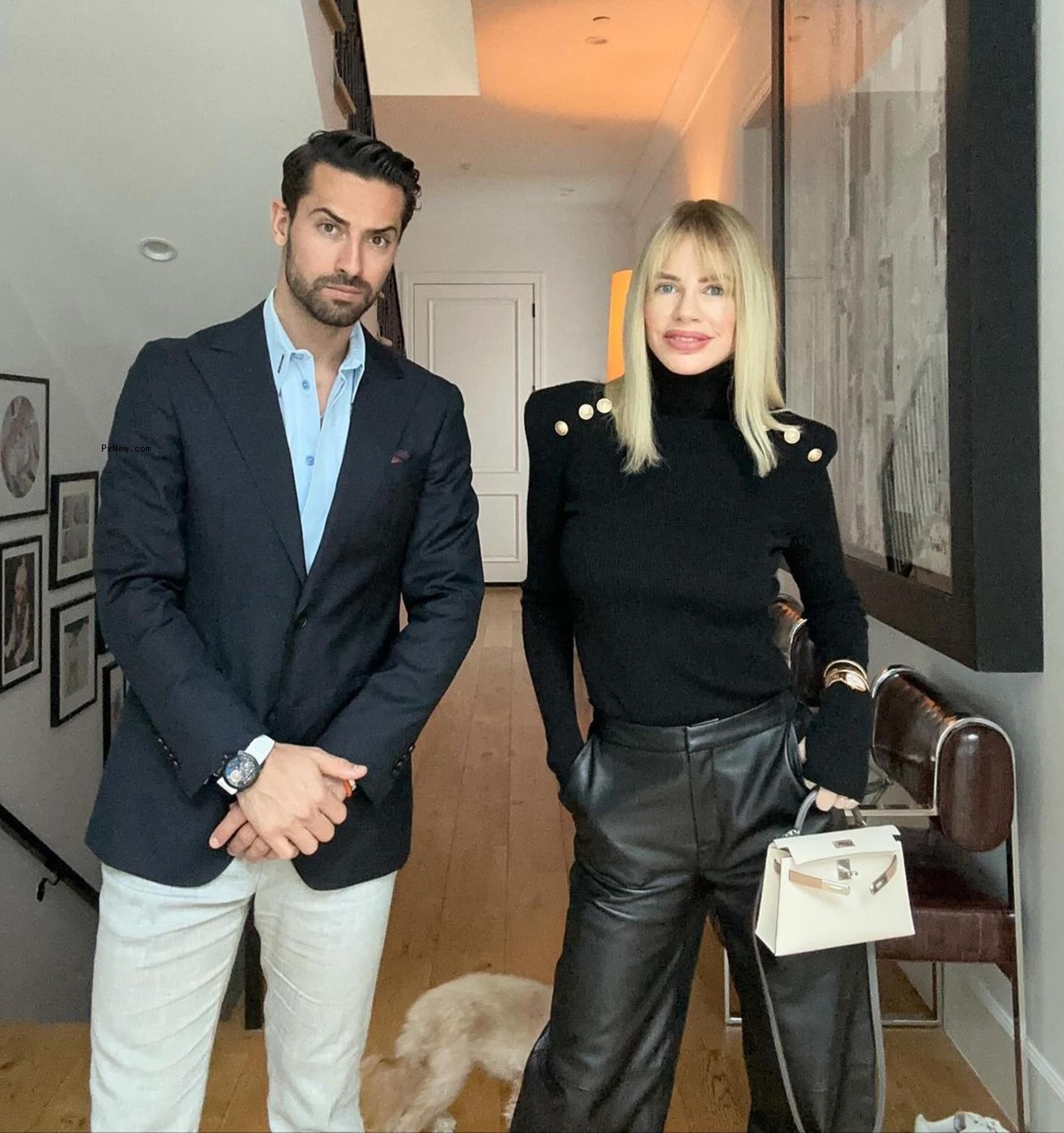 Sergio Carrallo and Caroline Stanbury posing together
