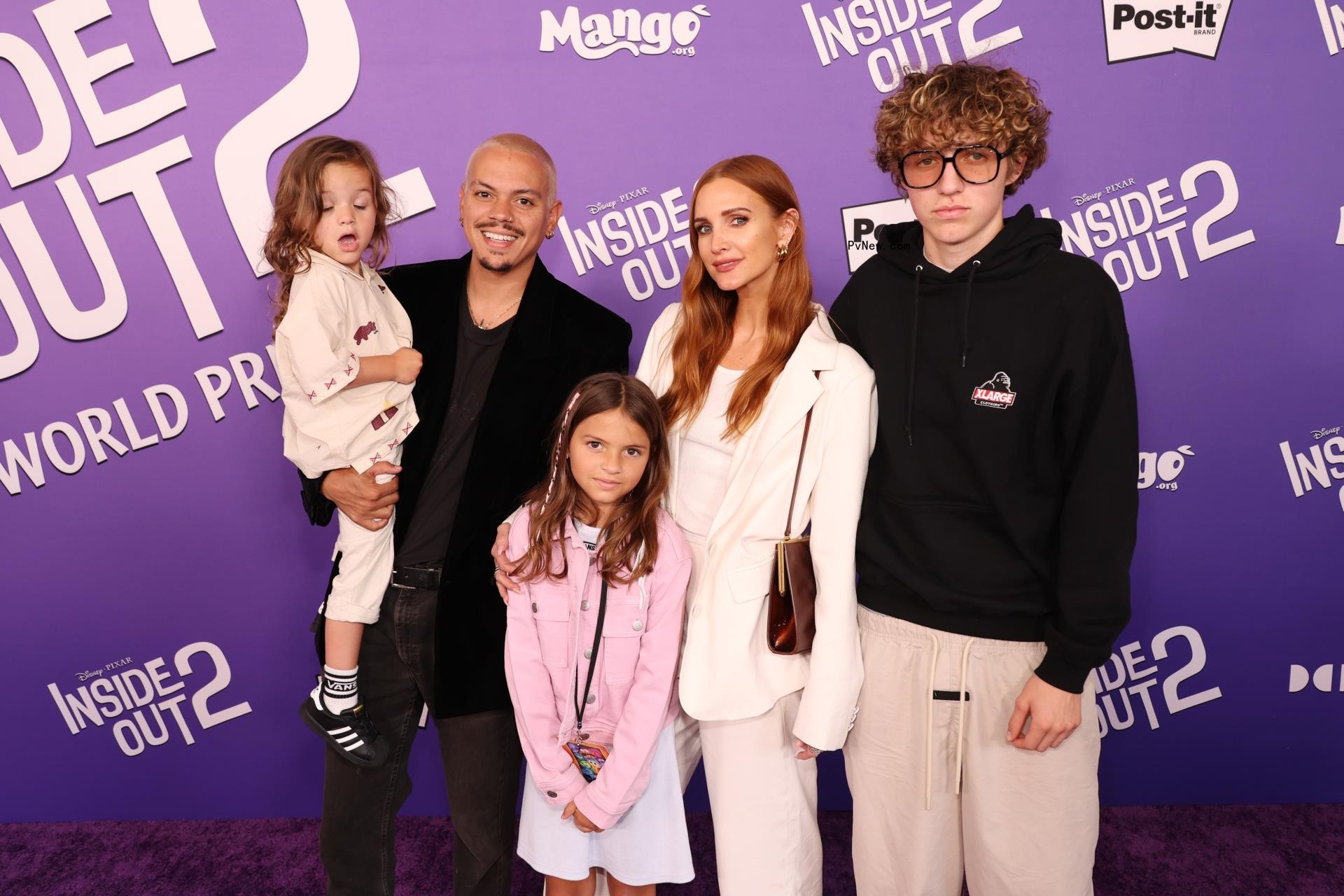 Ashlee Simpson, Evan Ross and kids