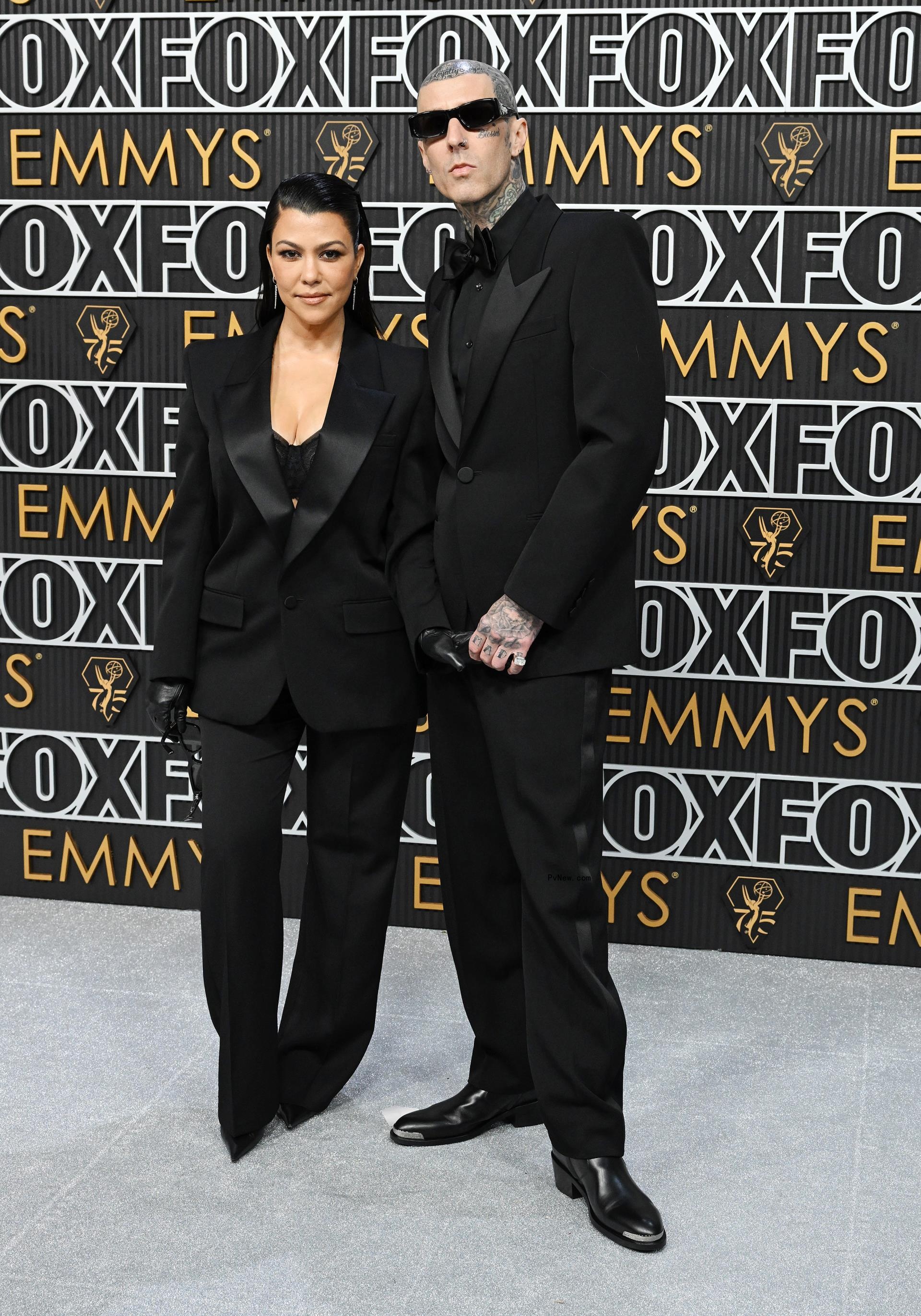 Kourtney Kardashian and Travis Barker