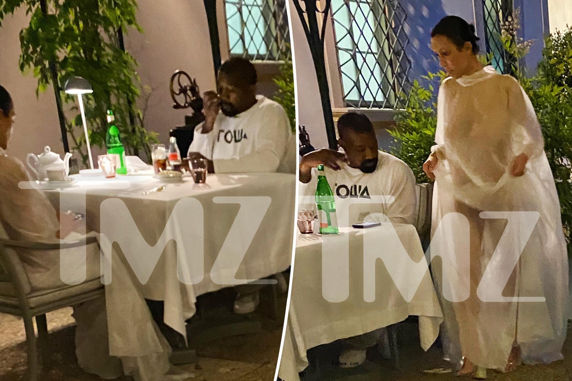 Kanye West and Bianca Censori