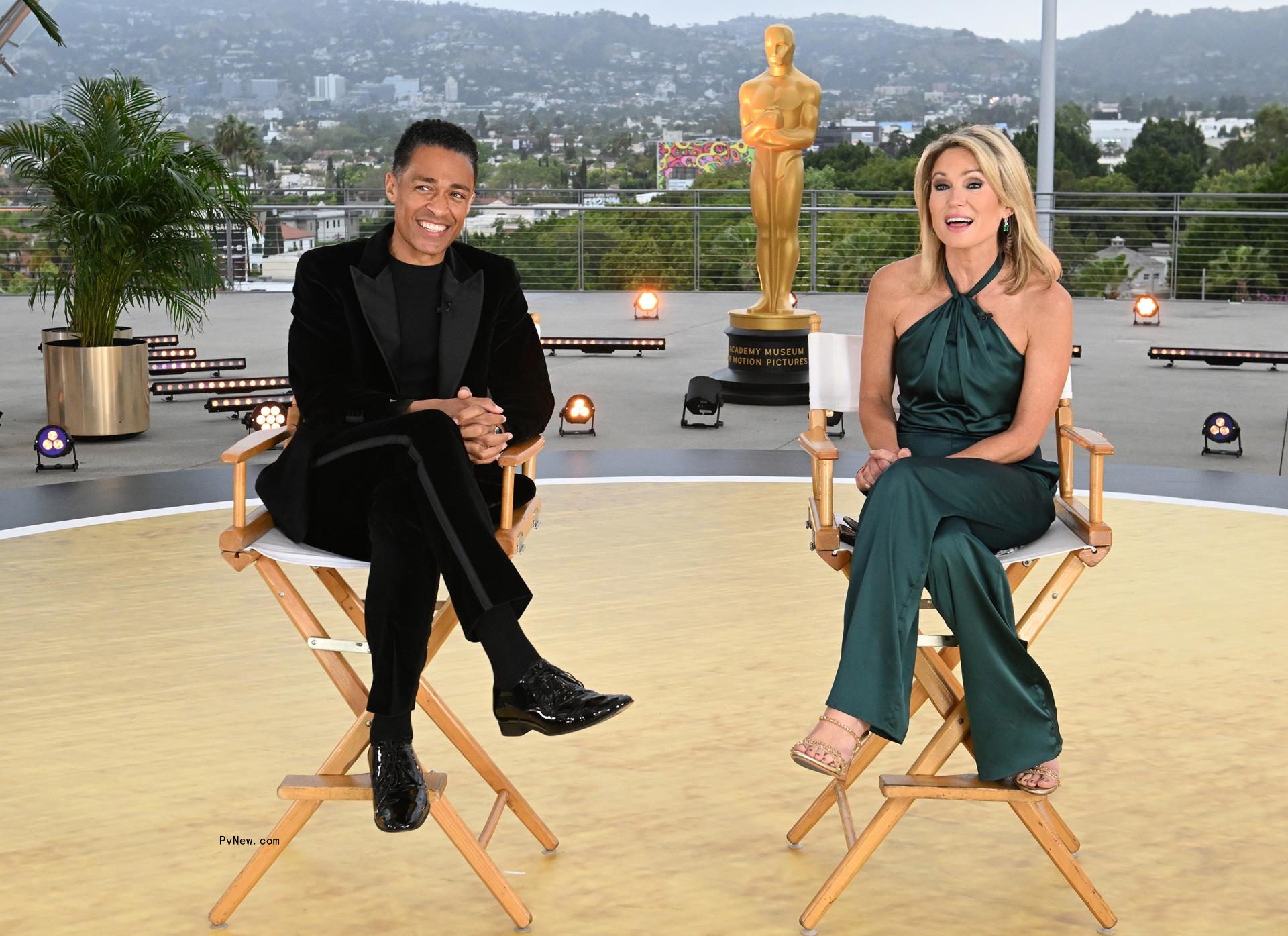T.J. Holmes and Amy Robach