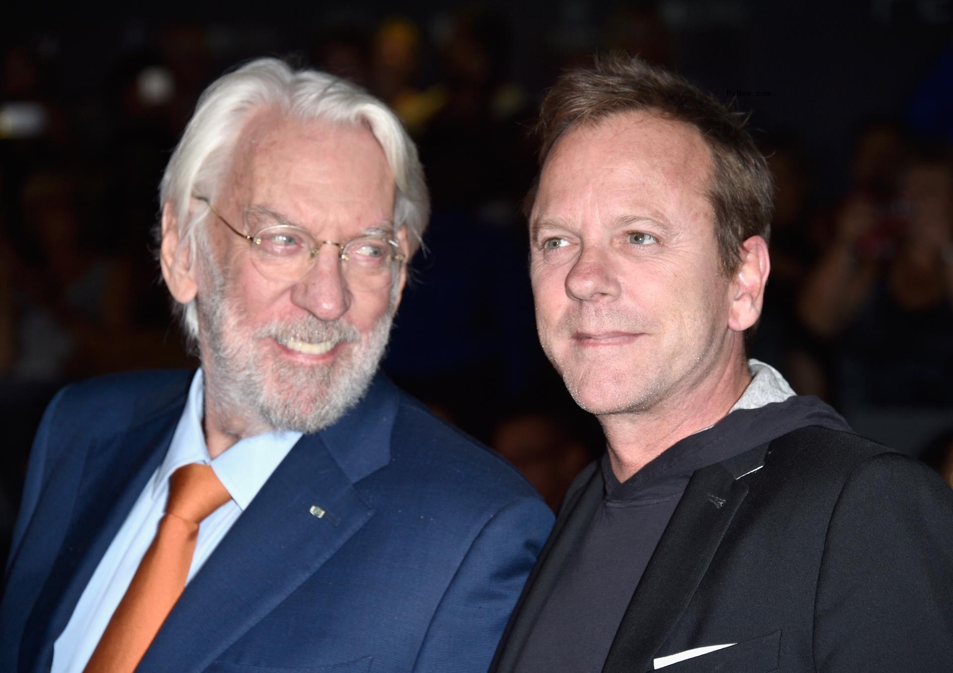 Do<i></i>nald Sutherland and Kiefer Sutherland