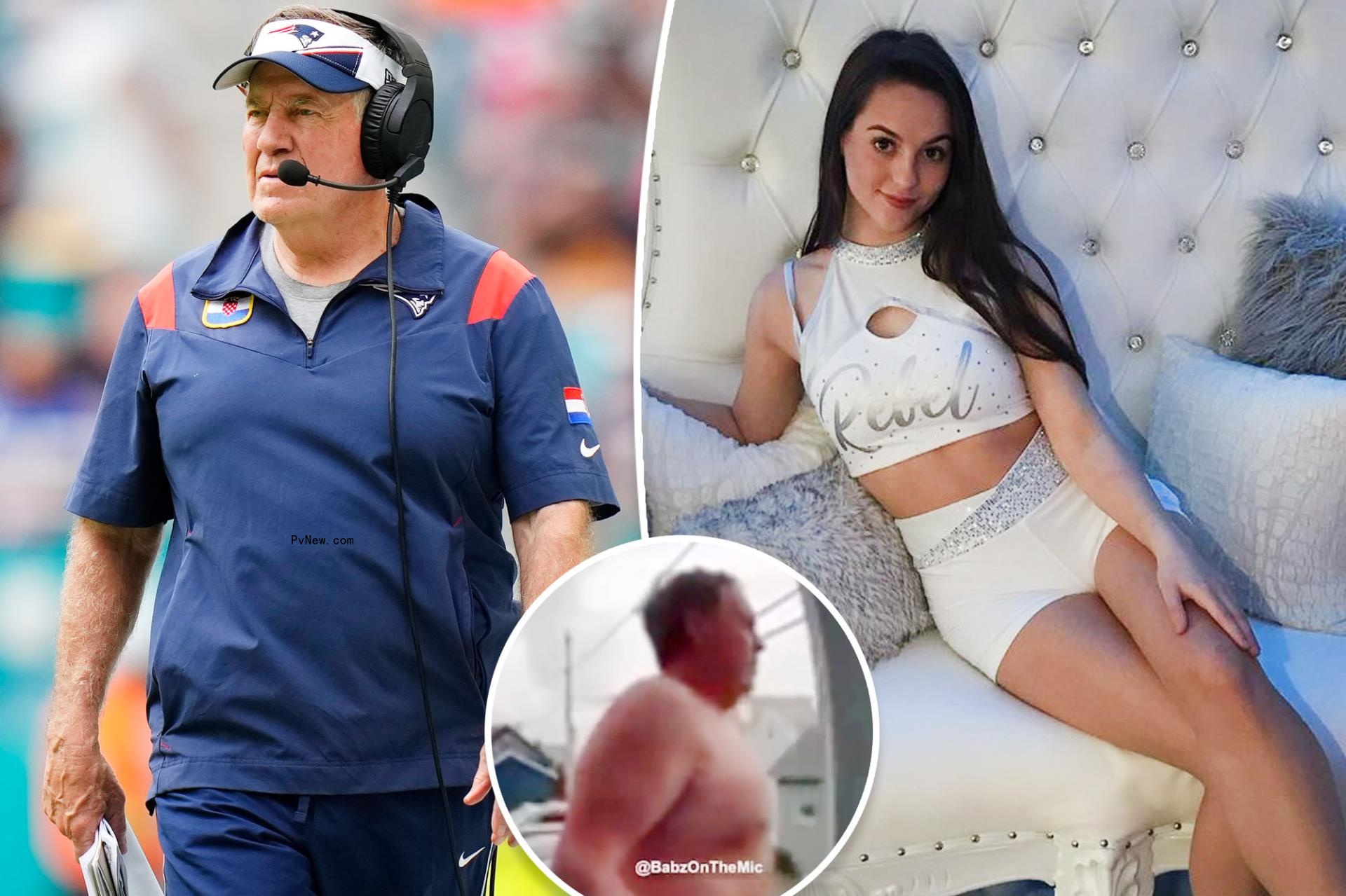 Dave Portnoy, split with Jordon Hudson and Bill Bill Belichick