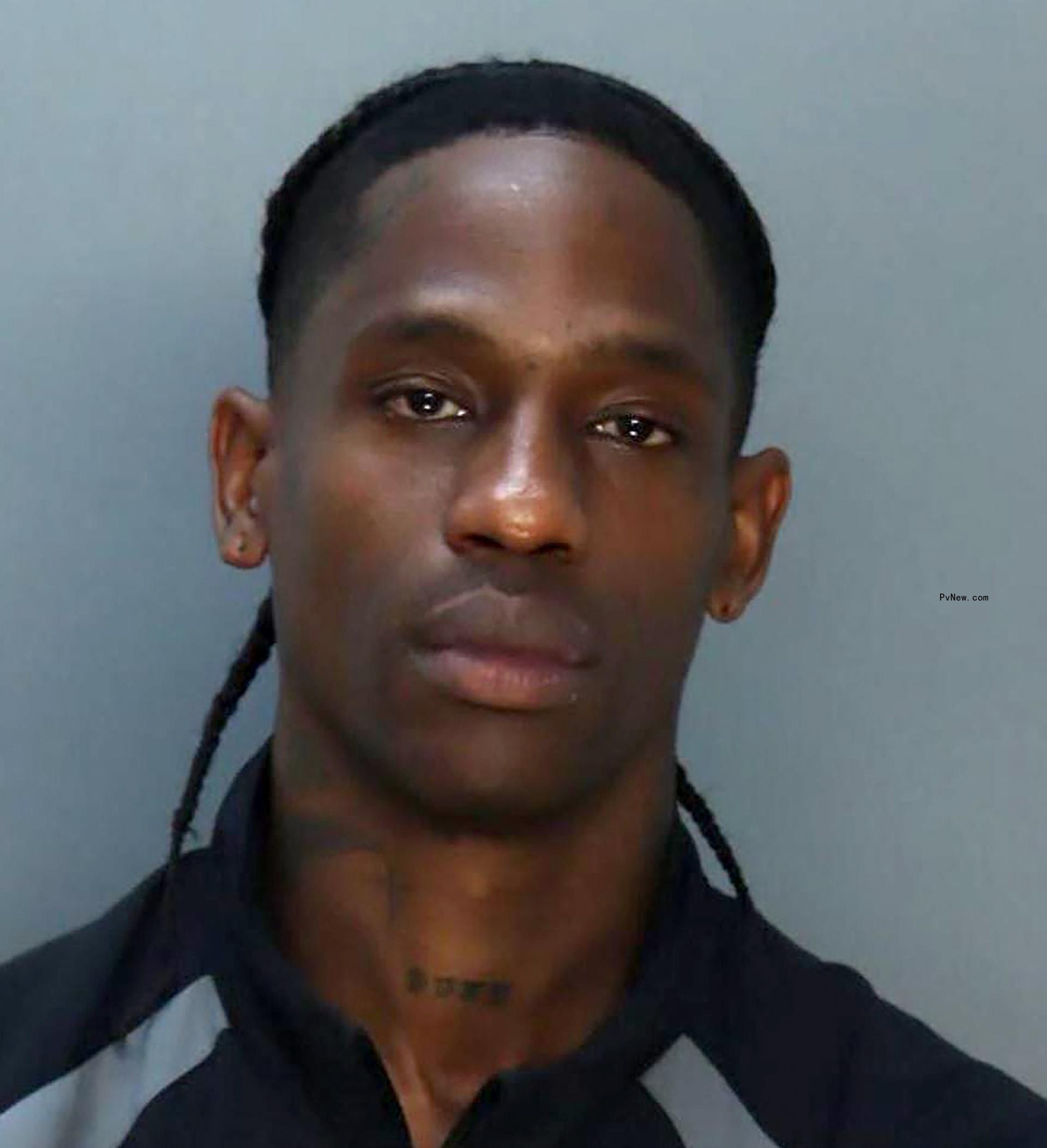 Travis Scott mug shot