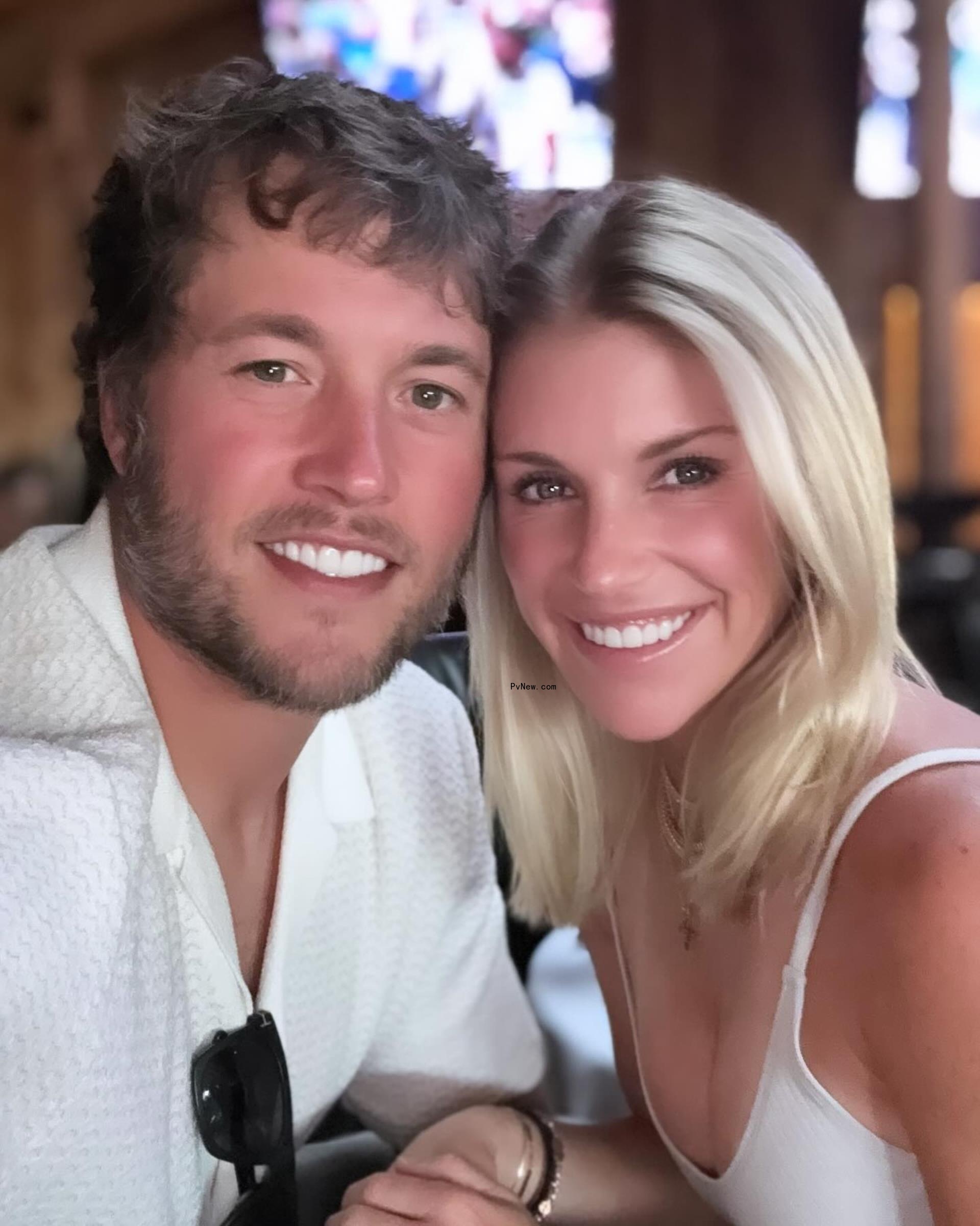 Kelly and Matthew Stafford