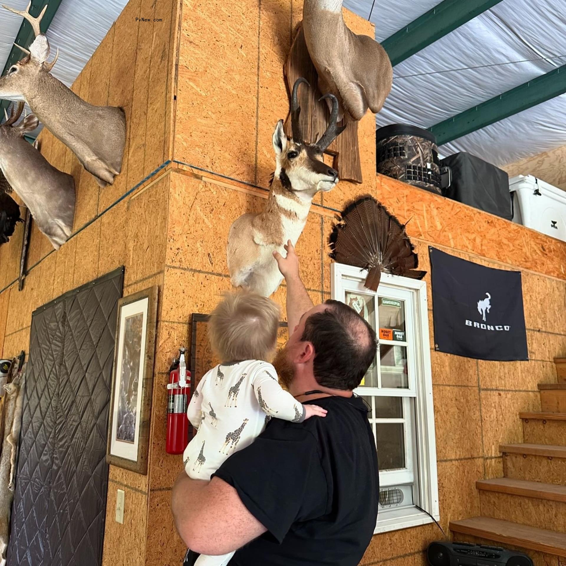 Luke Combs and son