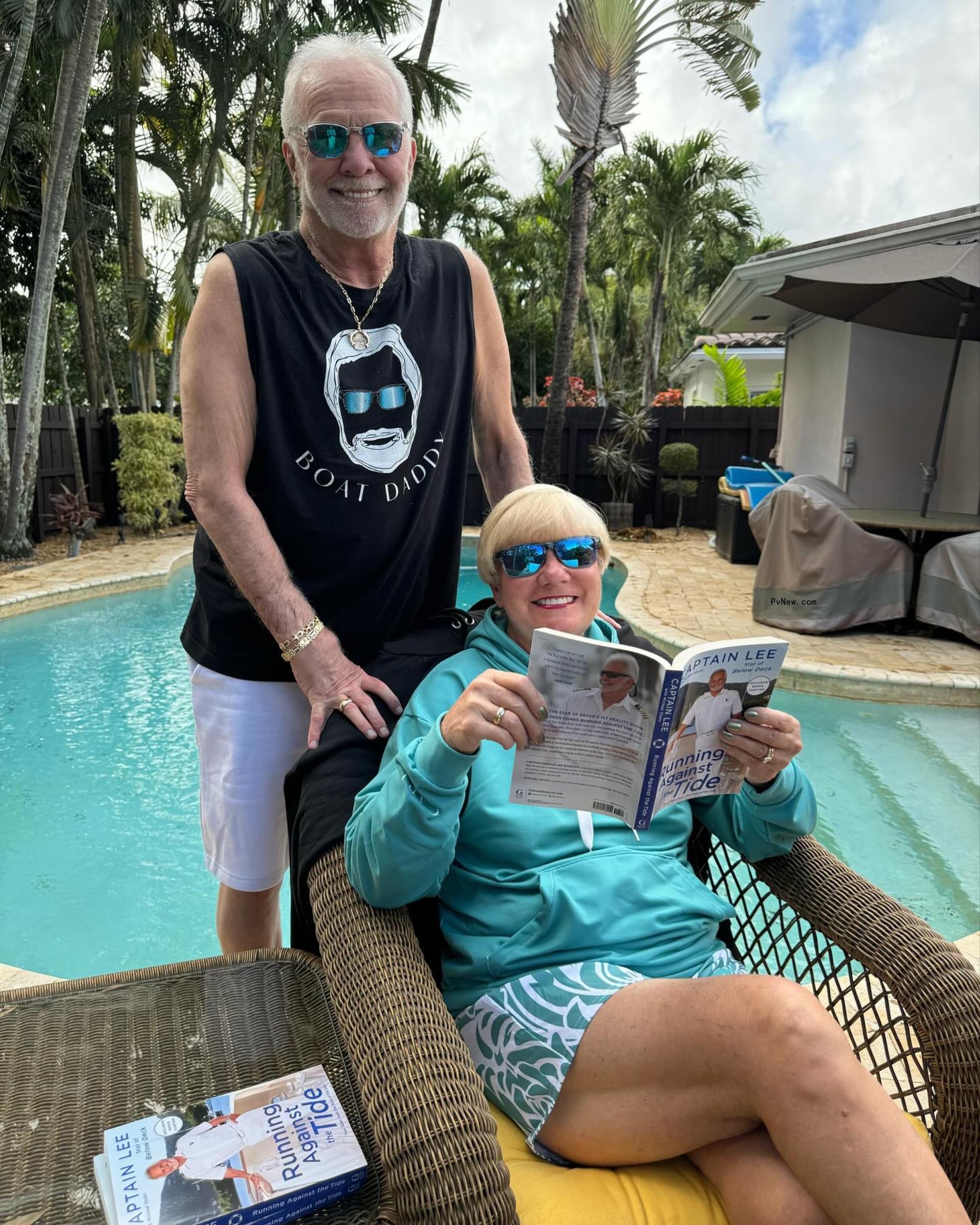Captain Lee Rosbach and wife Mary Anne