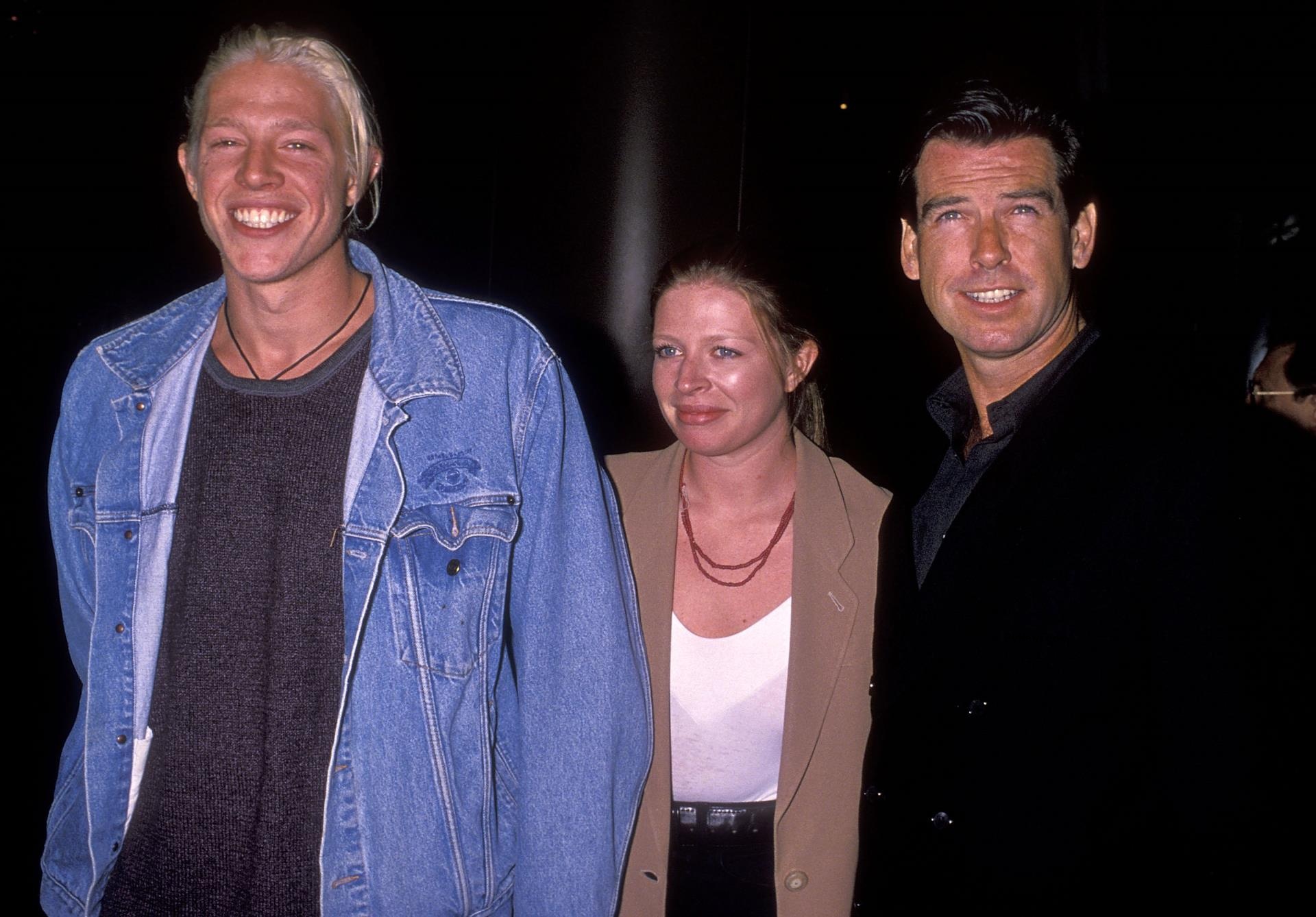 Christopher Brosnan, Charlotte Brosnan and Pierce Brosnan