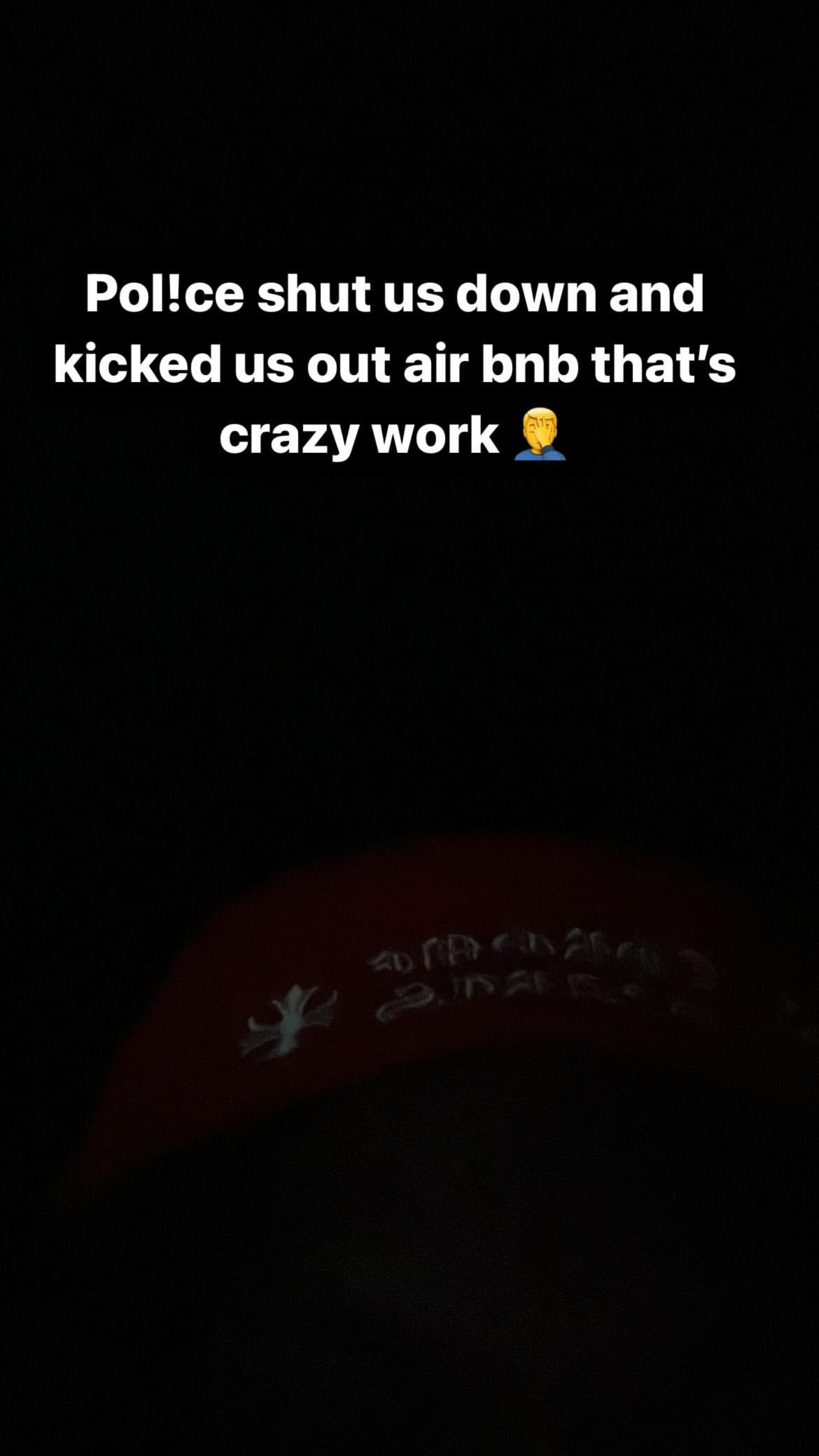 Rapper Julio Foolio's Instagram Story.