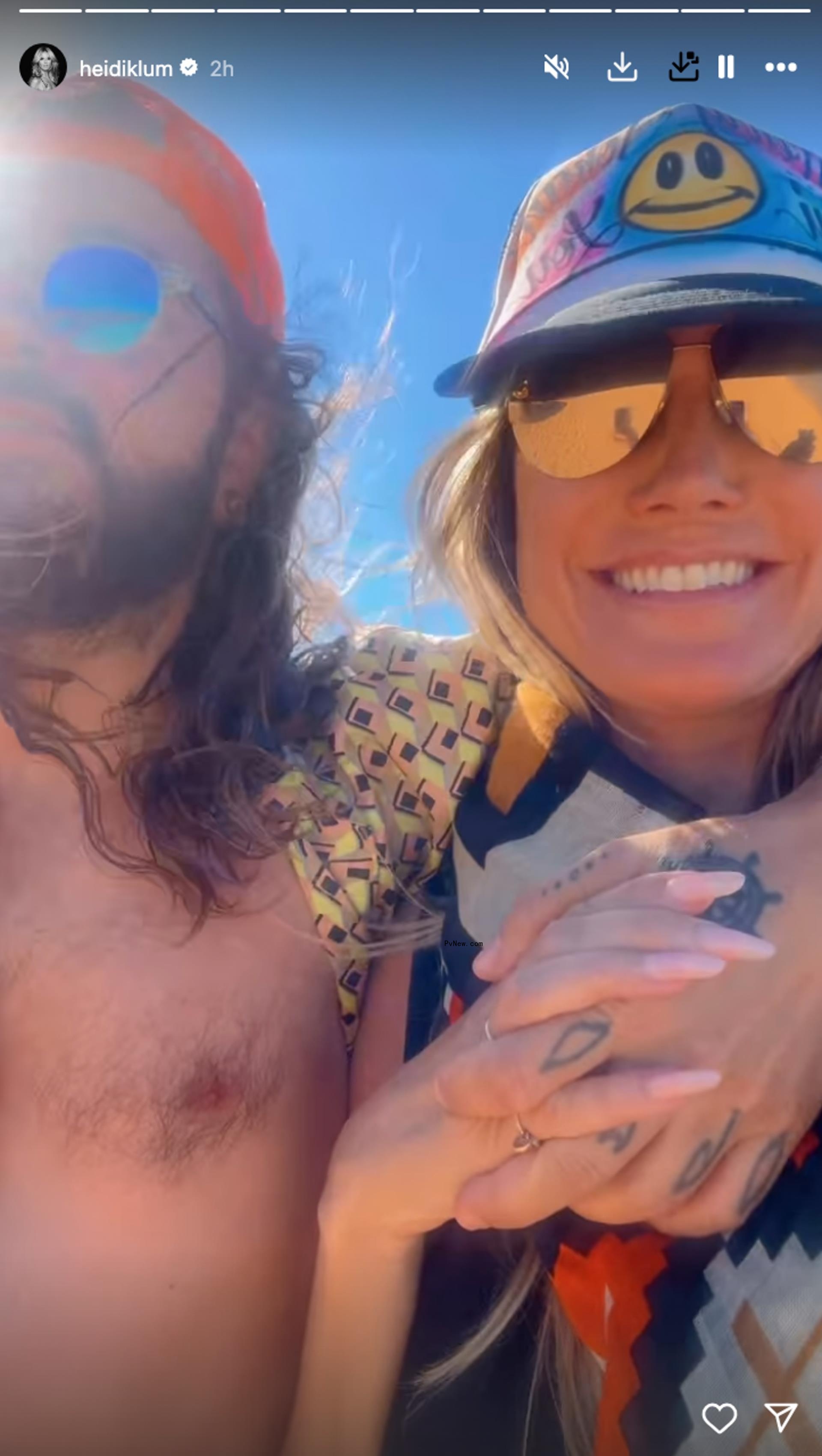 Heidi klum and Tom Kaulitz
