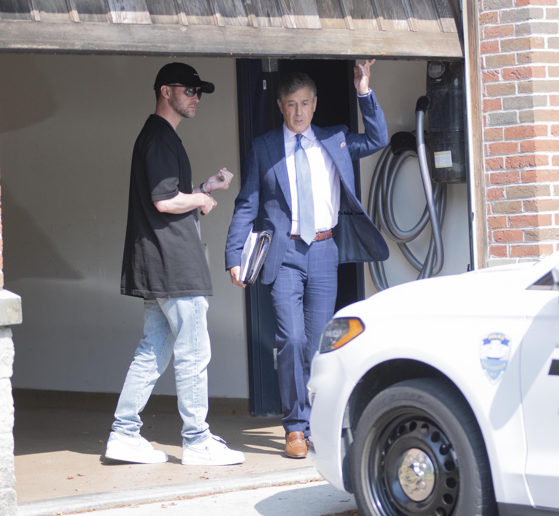 Justin Timberlake walking