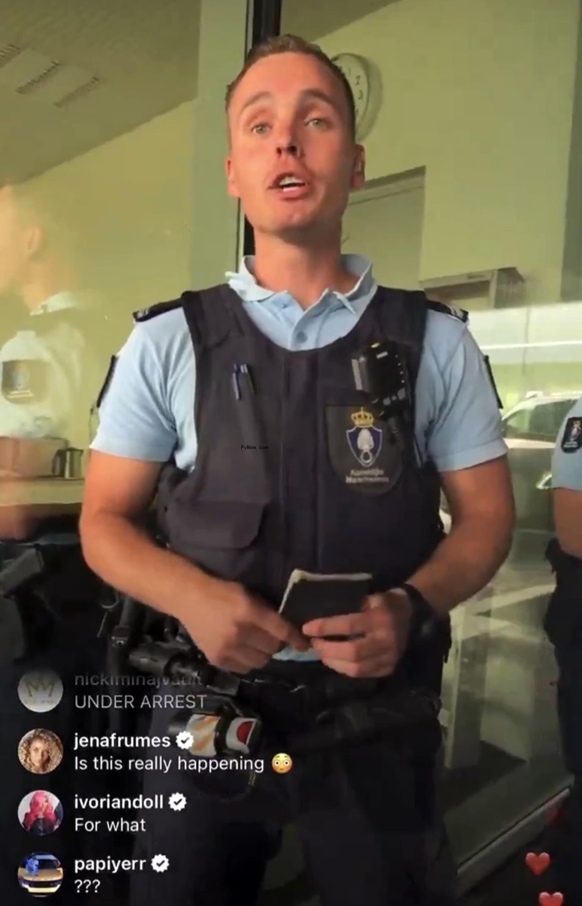 A police officer in Amsterdam.