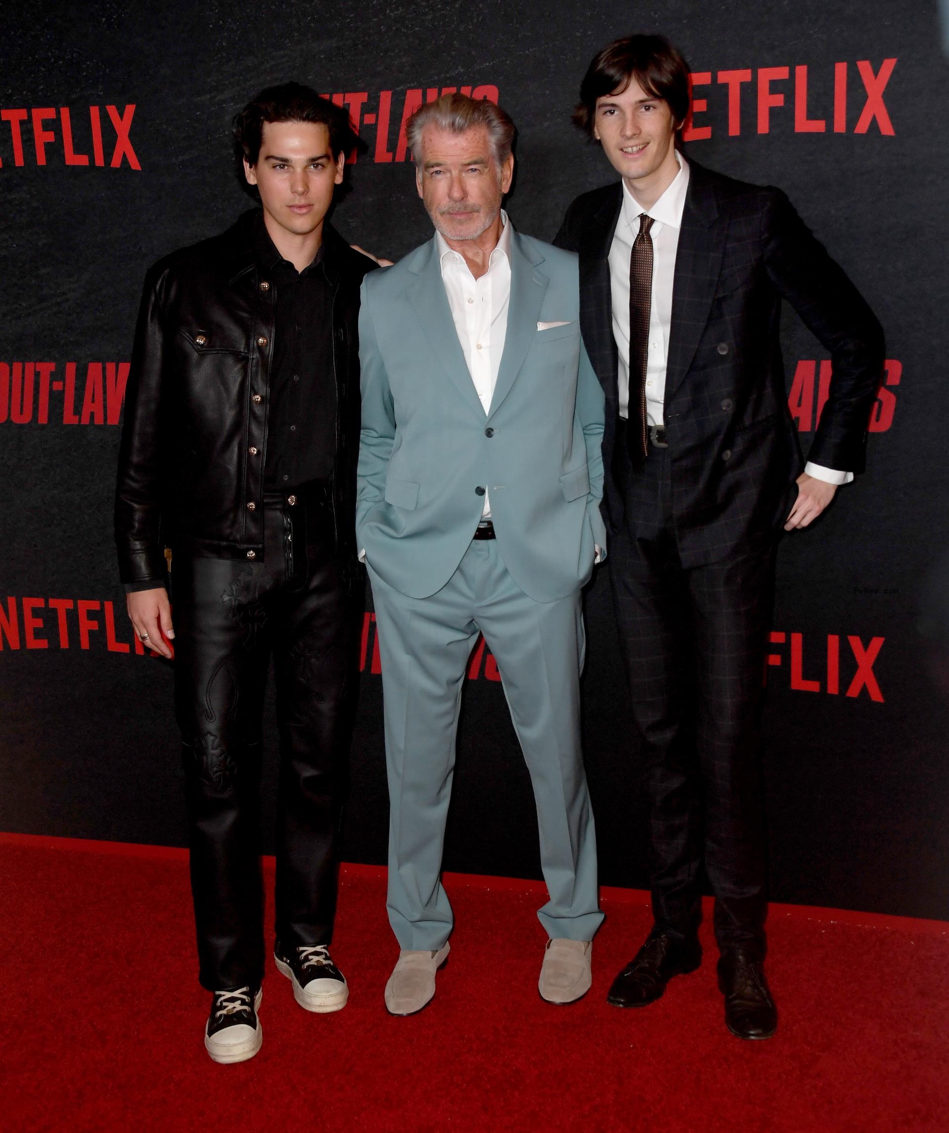 Pierce Brosnan and sons