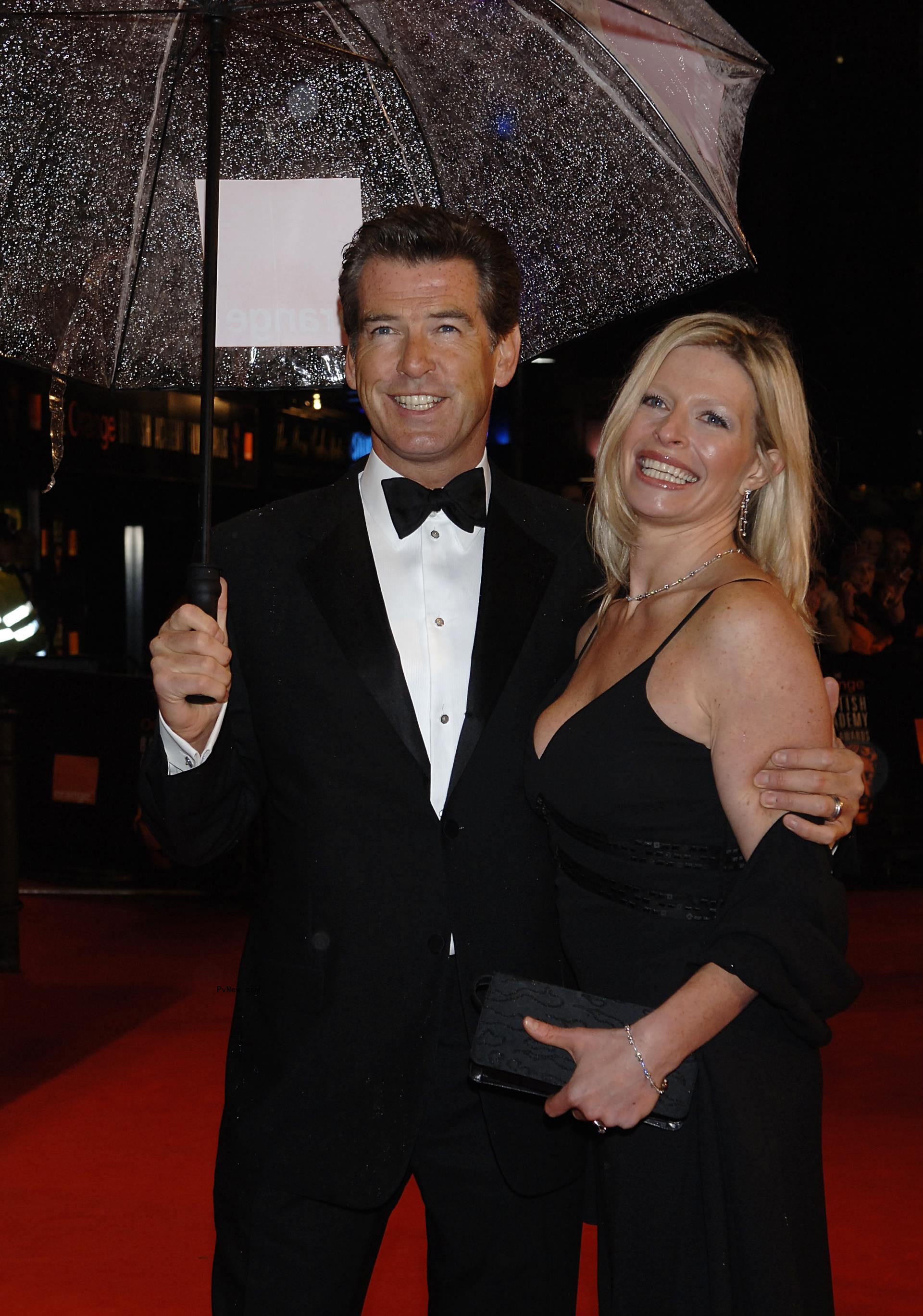 Pierce Brosnan and daughter