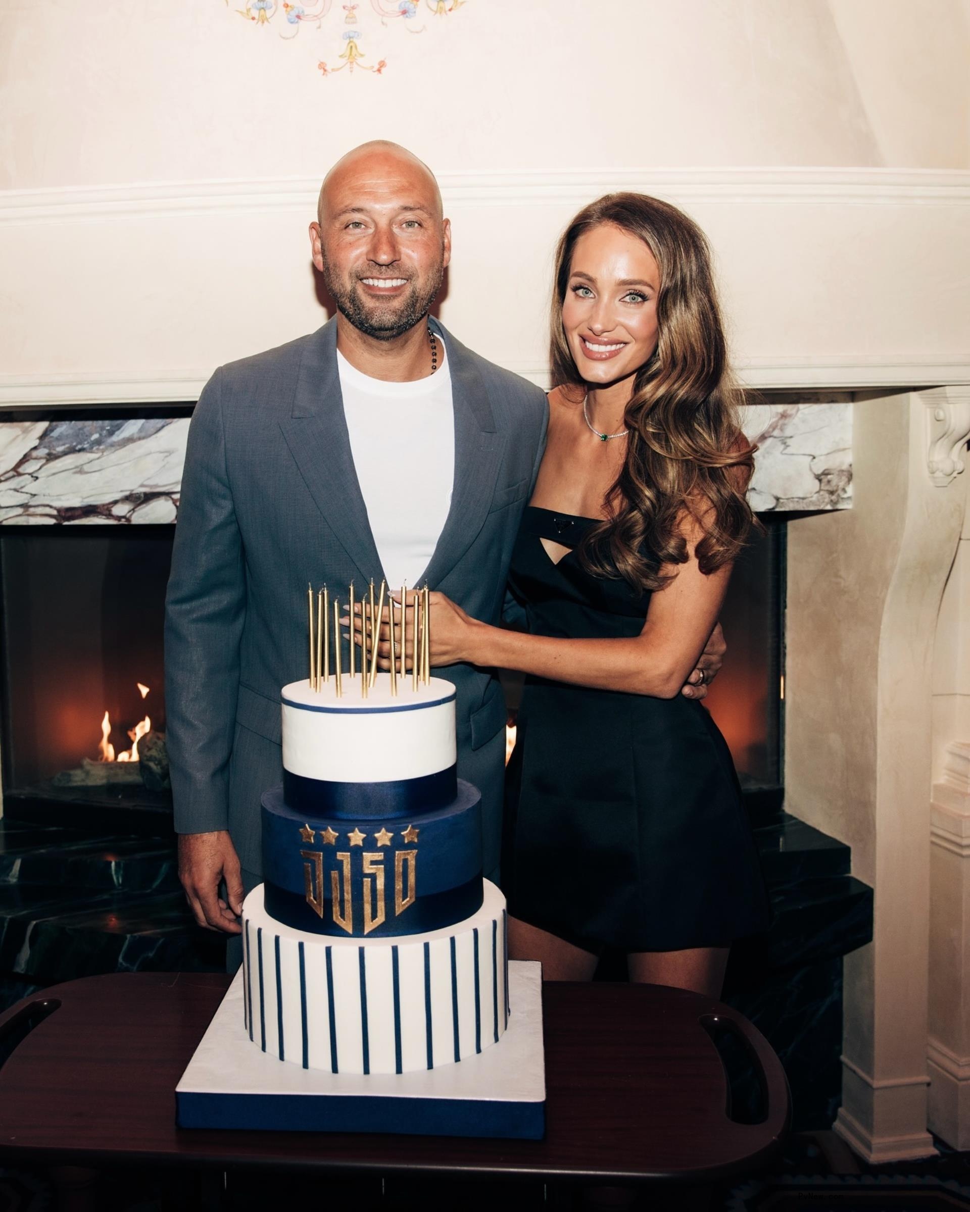 Derek Jeter and his wife Hanna.