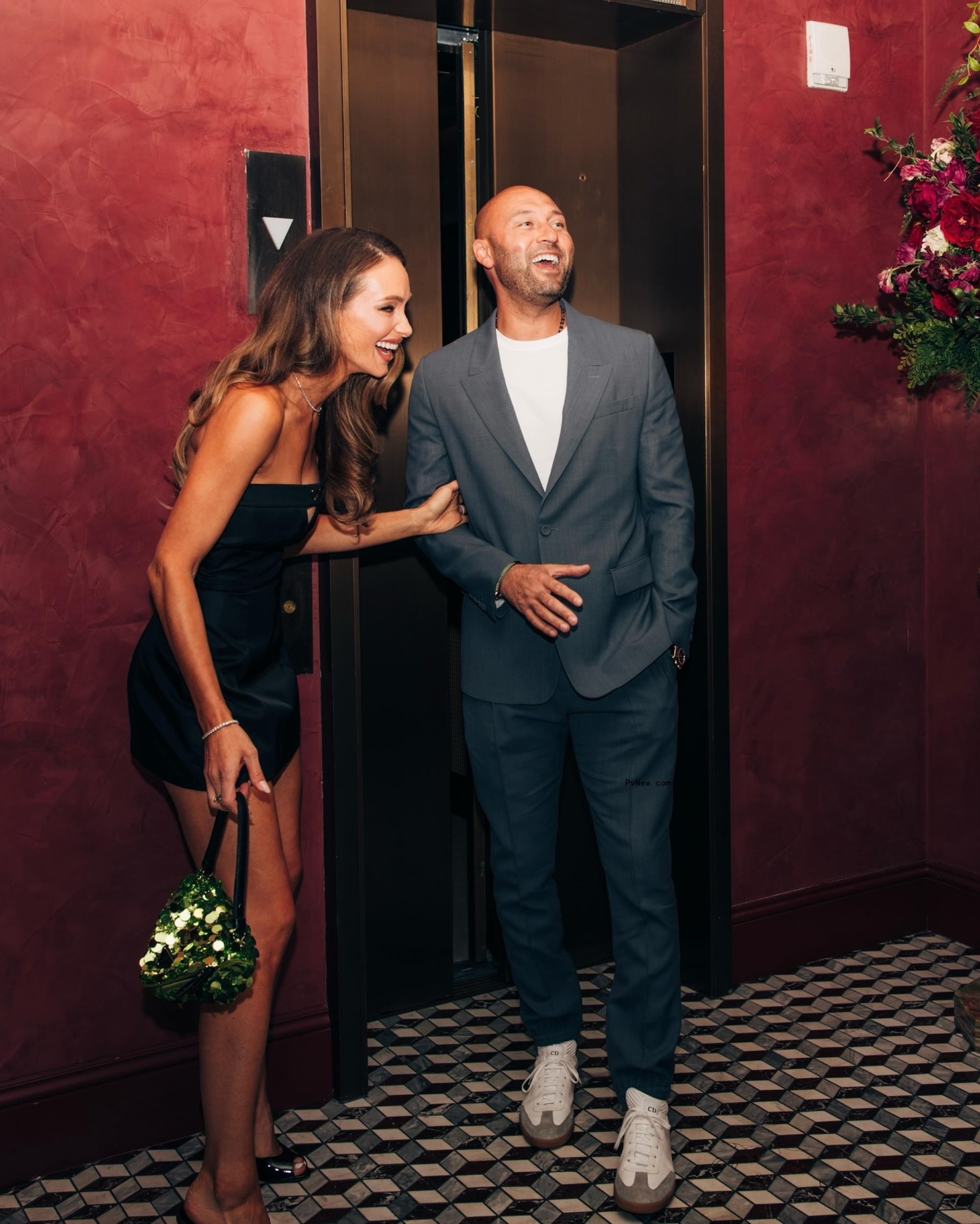 Derek Jeter and his wife Hanna.