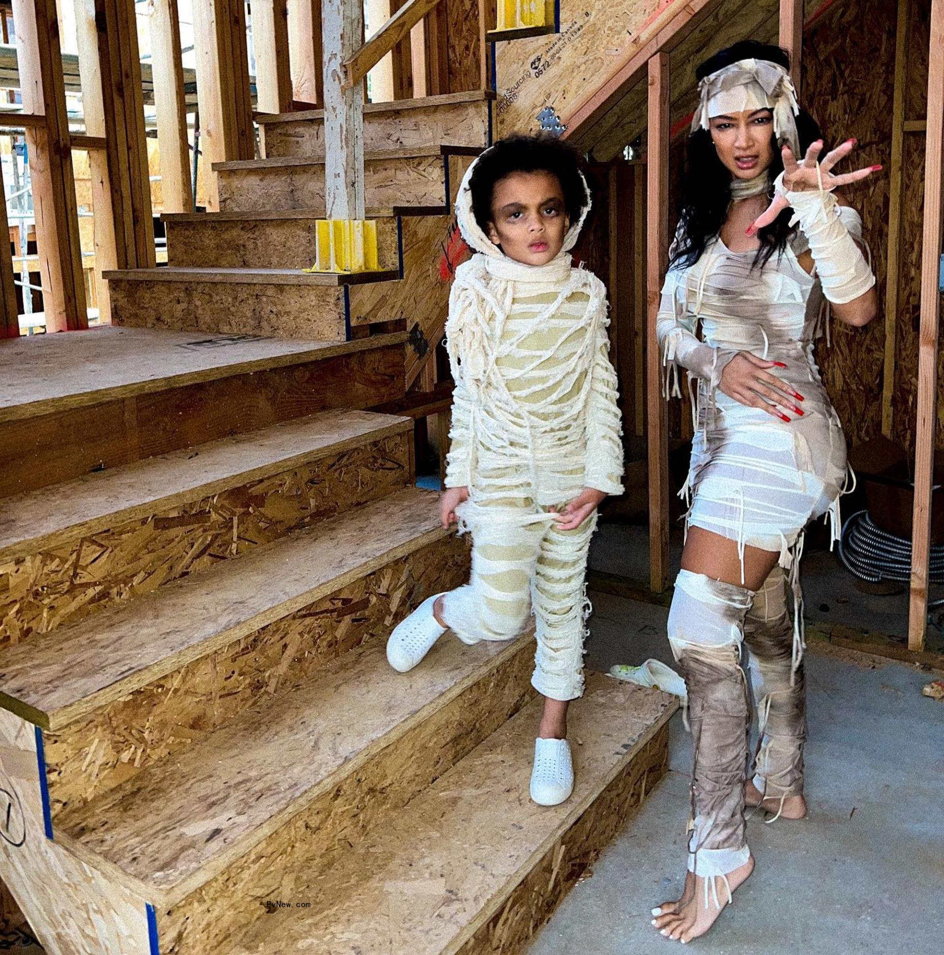 Draya Michele and her son Jru.