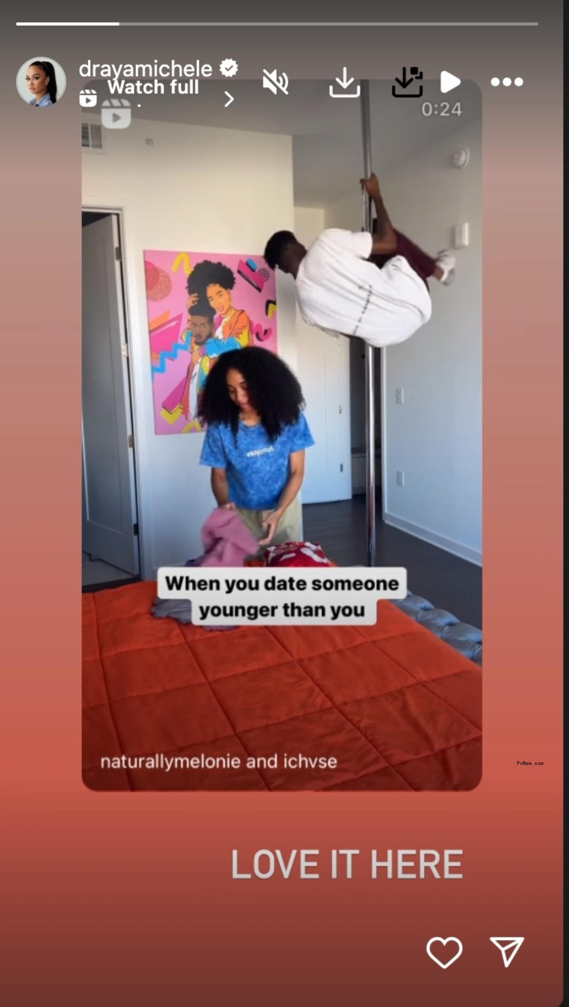 Draya Michele's Instagram post.